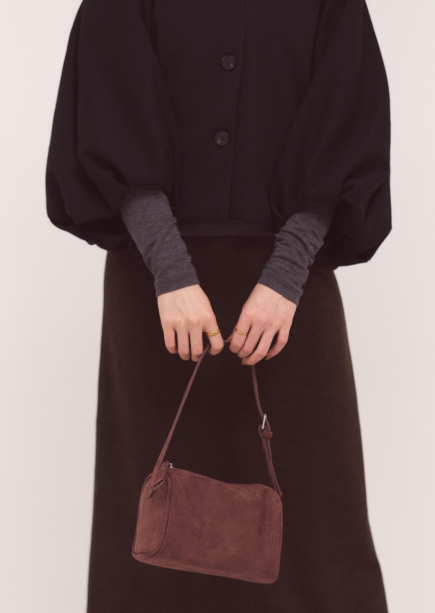 フェイクスエードミニボストンBAG