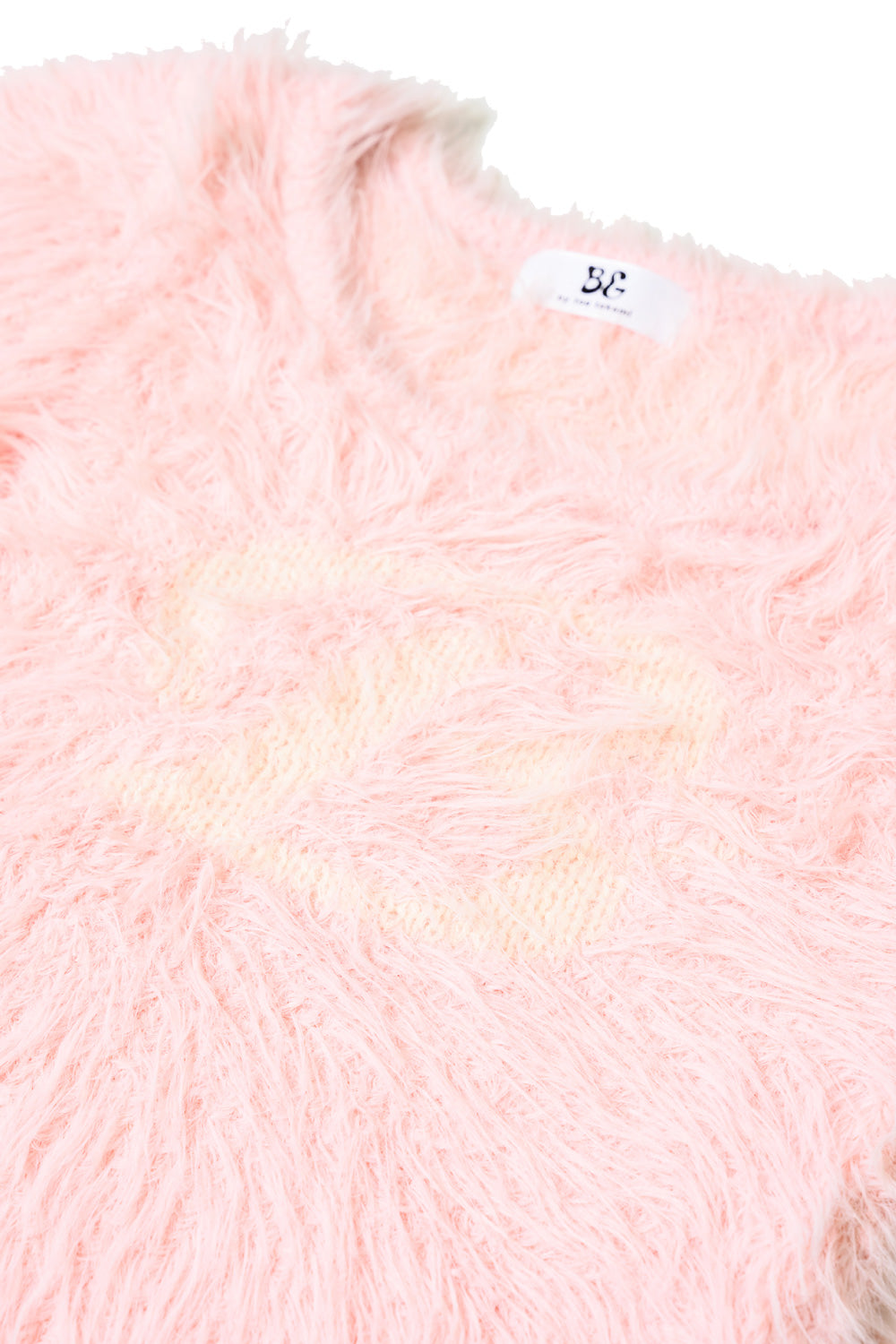 B ICON FUR LIKE KNIT