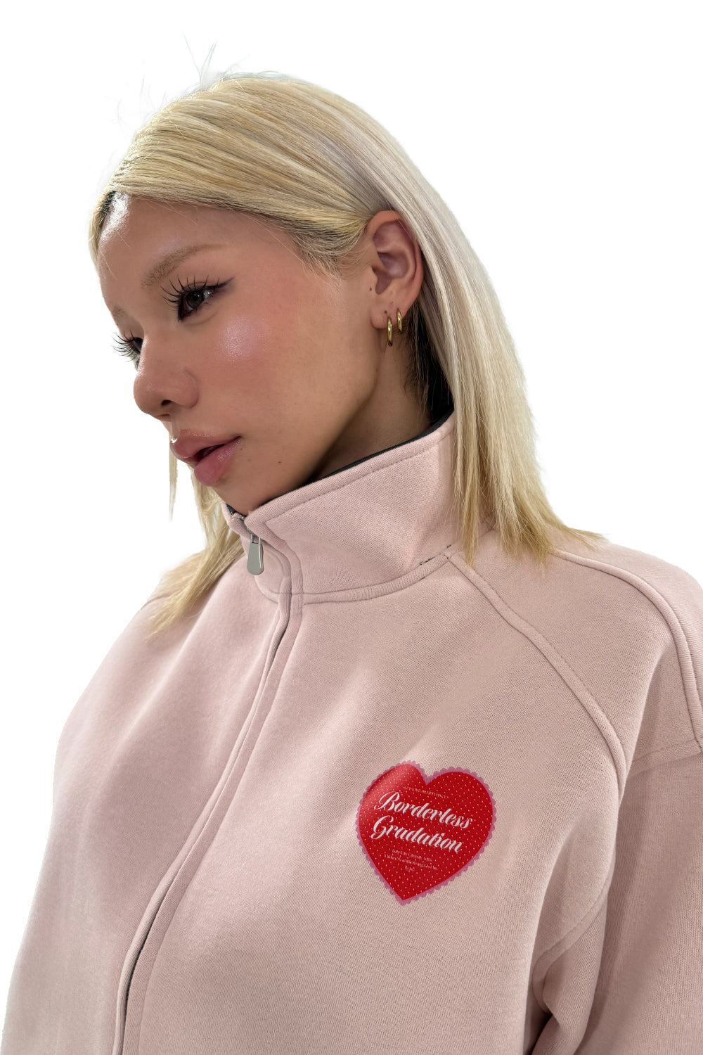 HEART LOGO ZIP BLOUSON