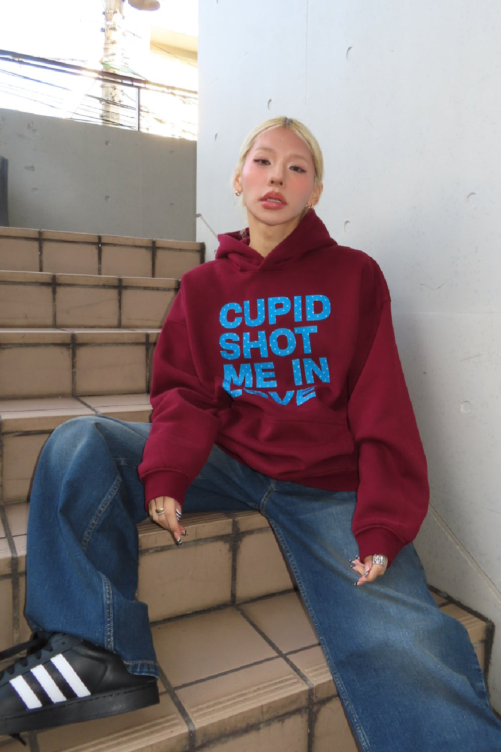 CUPID SHOT ME IN LOVE HOODIE