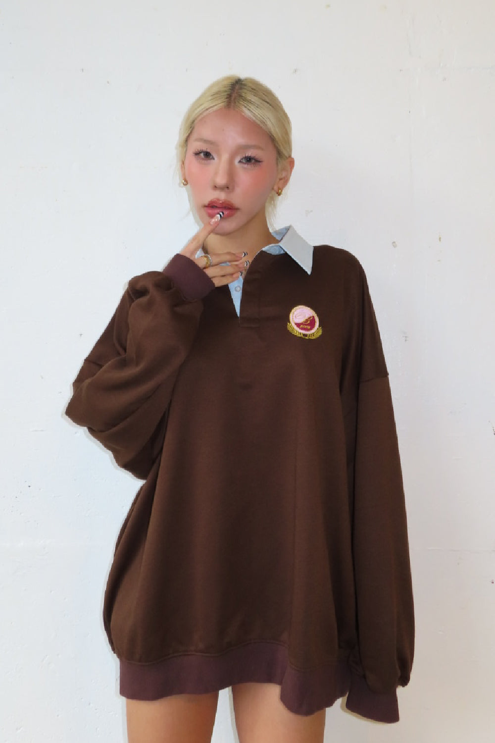 EMBLEM BIG RUGBY PULLOVER