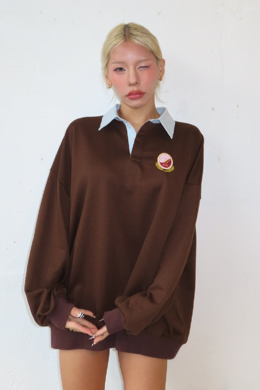 EMBLEM BIG RUGBY PULLOVER