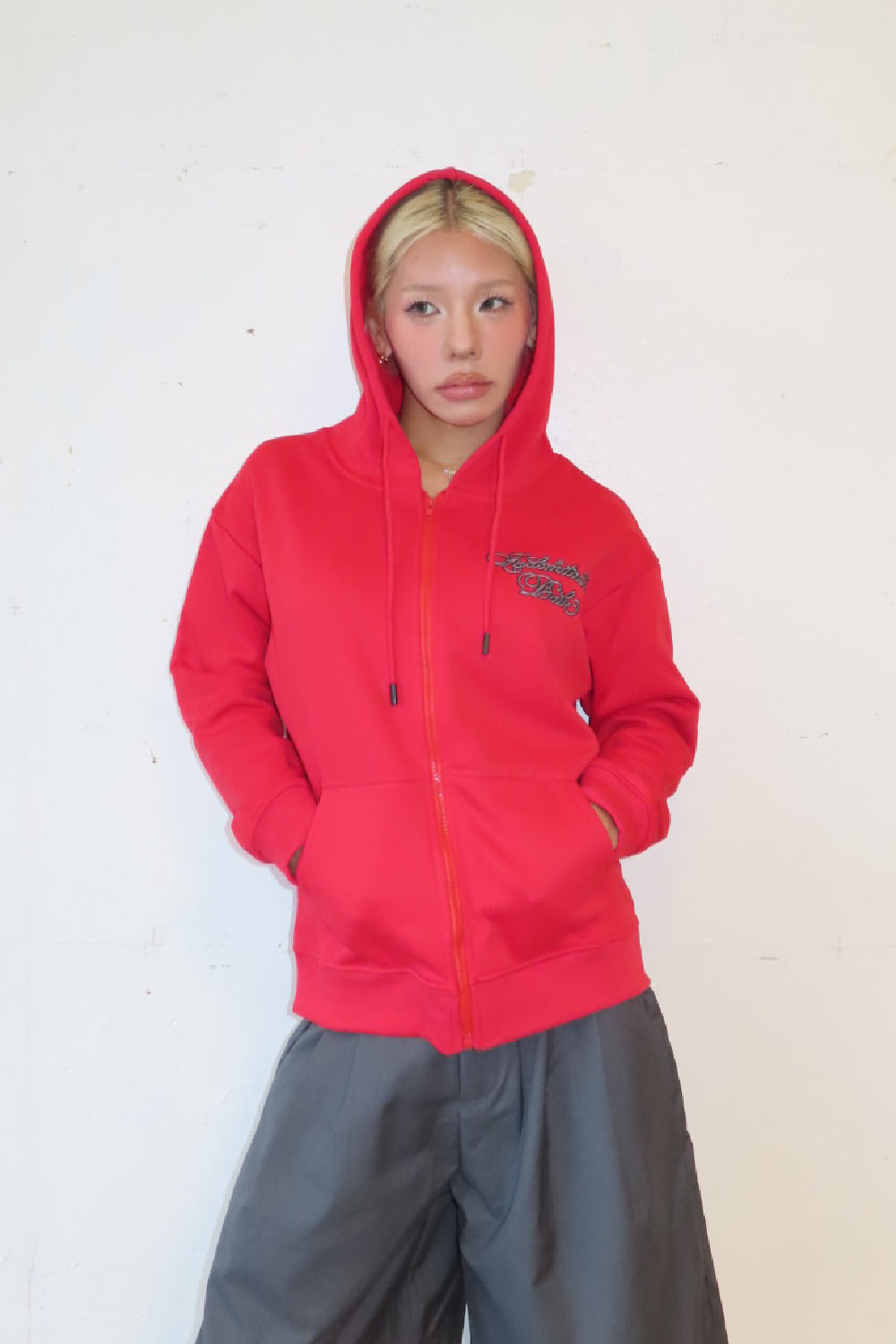 INDOMITABLE BABE ZIP HOODIE