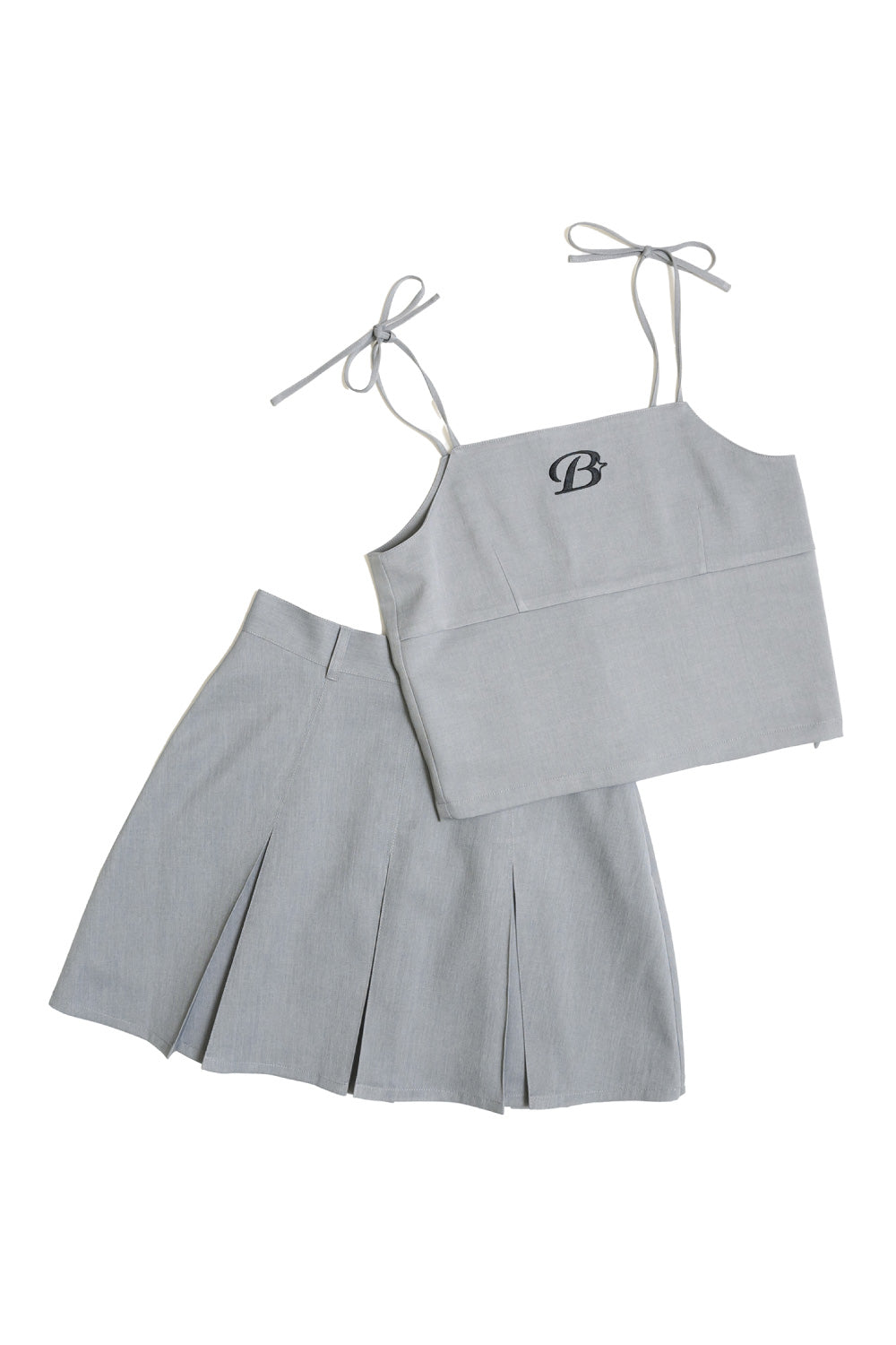 CAMISOLE BLOUSE&MINI SKIRT SETUP