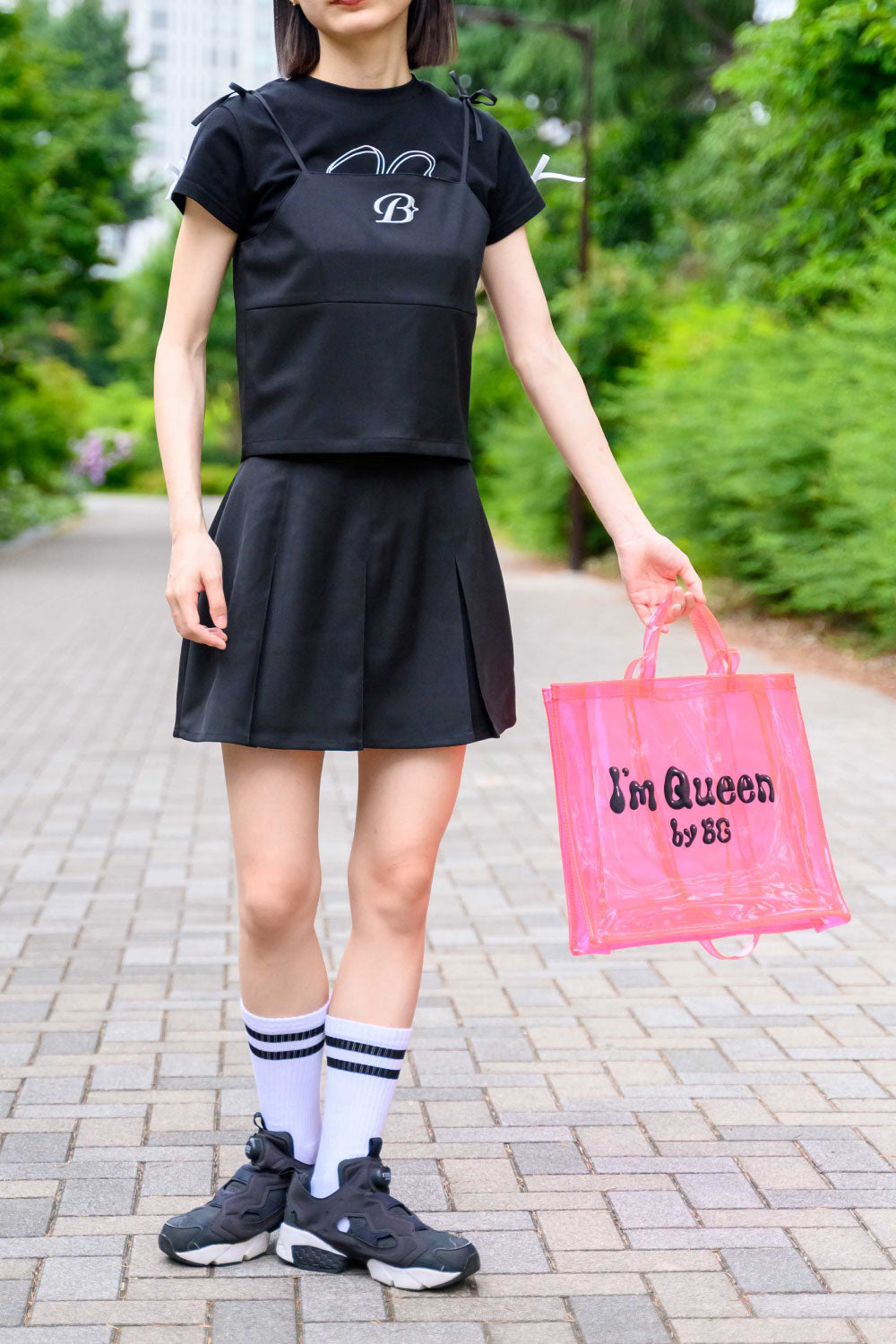PLEATED MINI SKIRT
