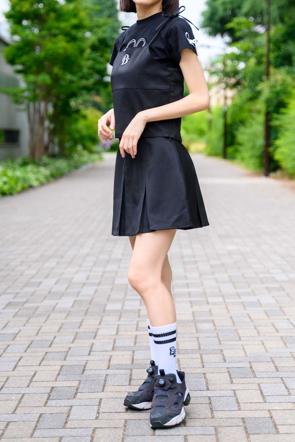 PLEATED MINI SKIRT