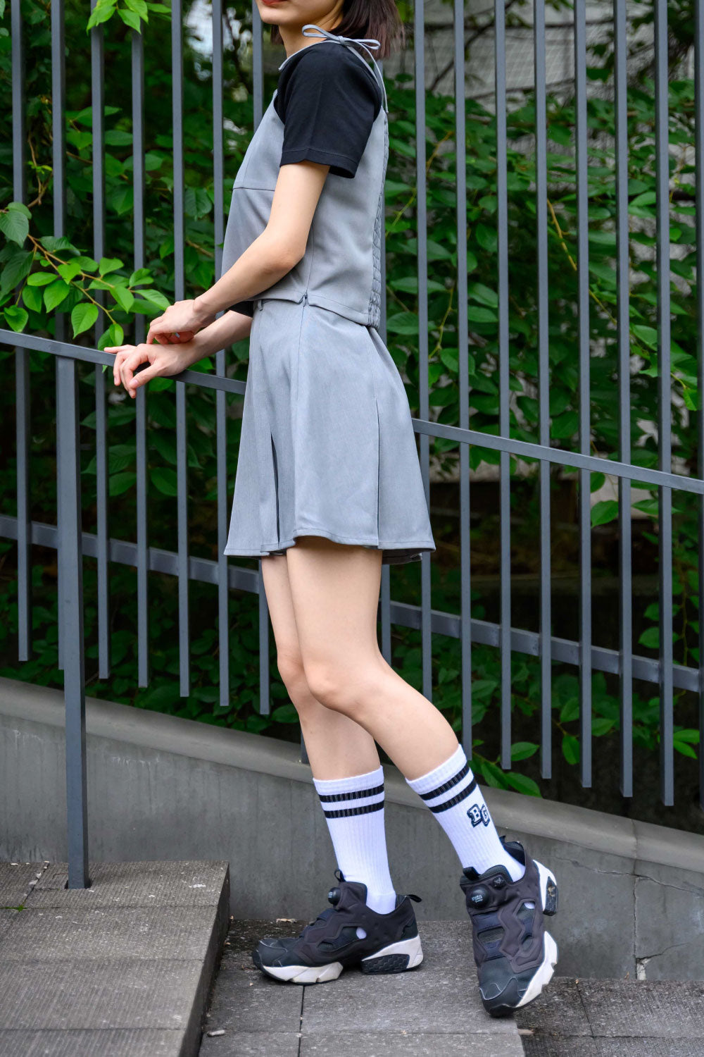 CAMISOLE BLOUSE&MINI SKIRT SETUP