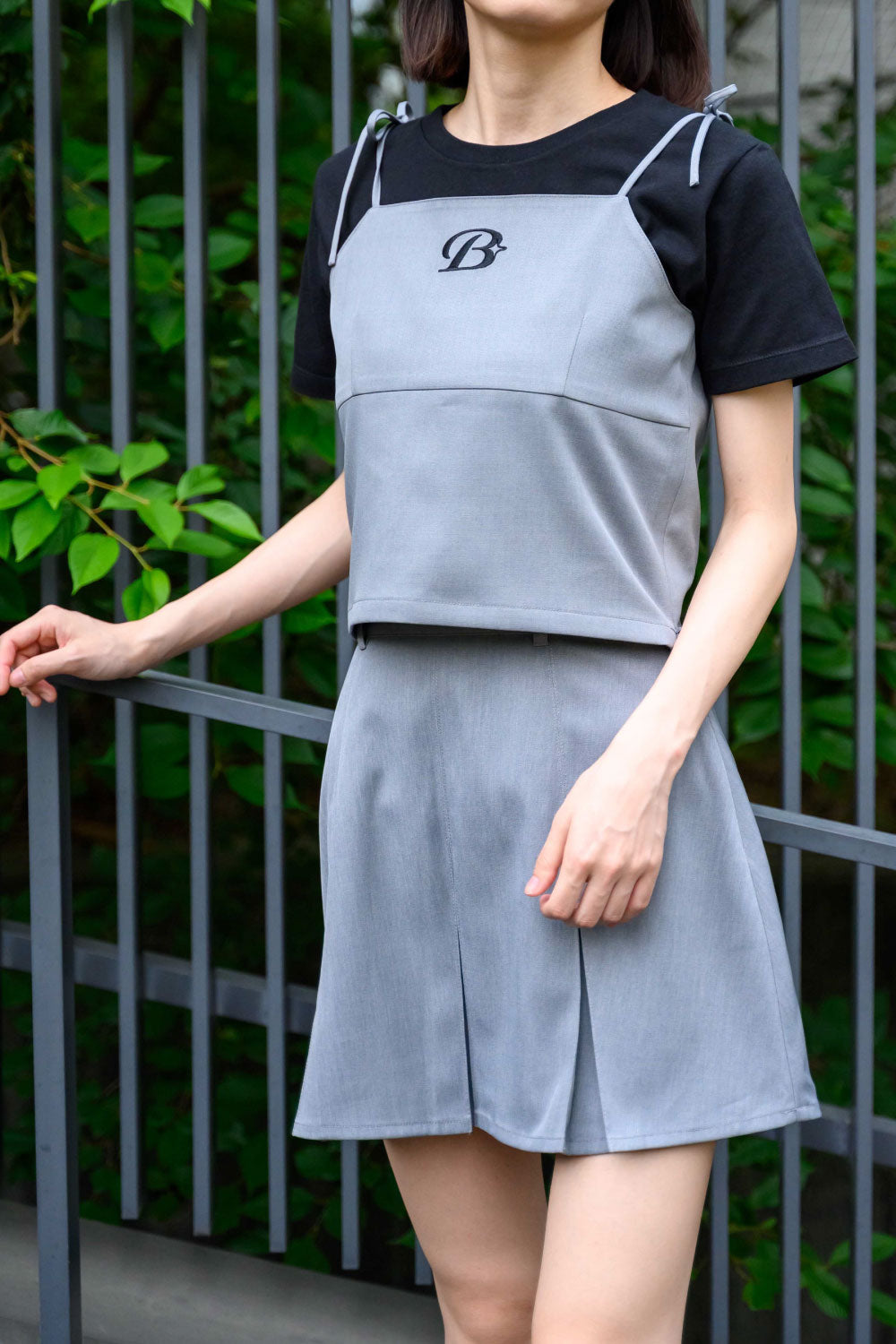 PLEATED MINI SKIRT