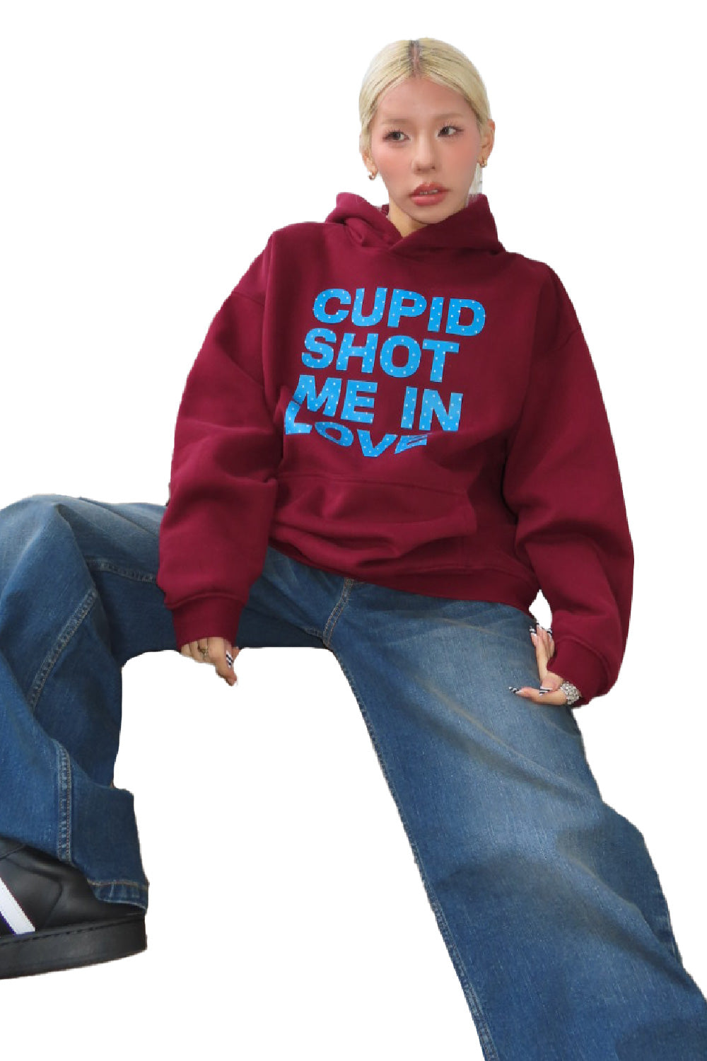 CUPID SHOT ME IN LOVE HOODIE