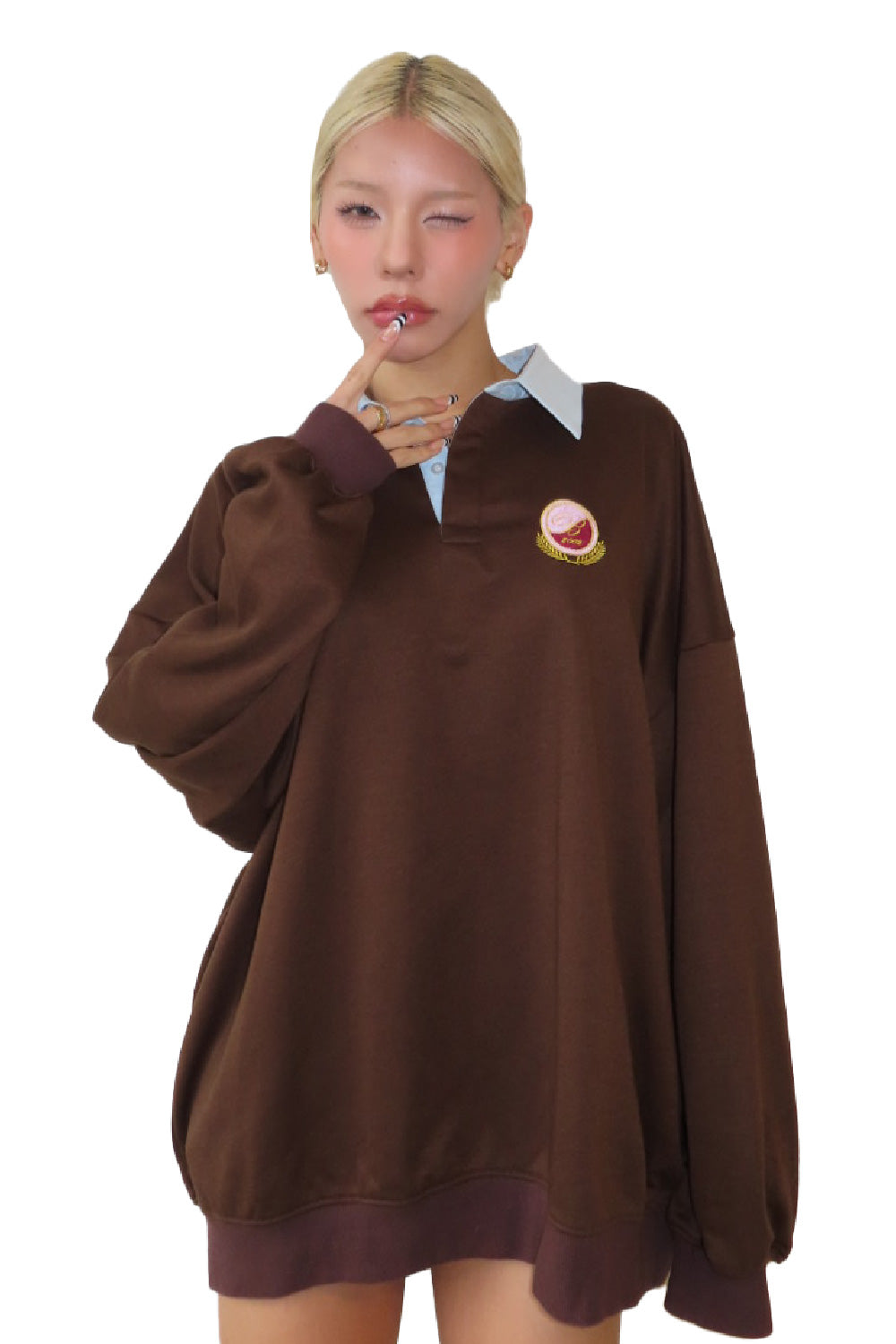 EMBLEM BIG RUGBY PULLOVER