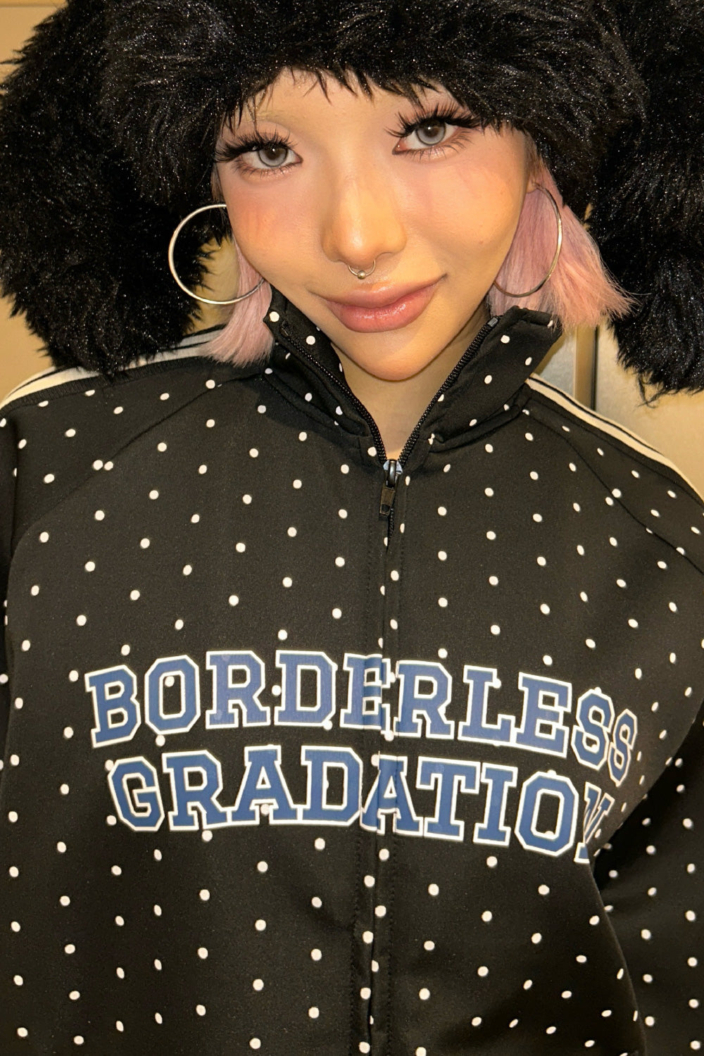 BORDERLESS GRADATION TRACK JACKET