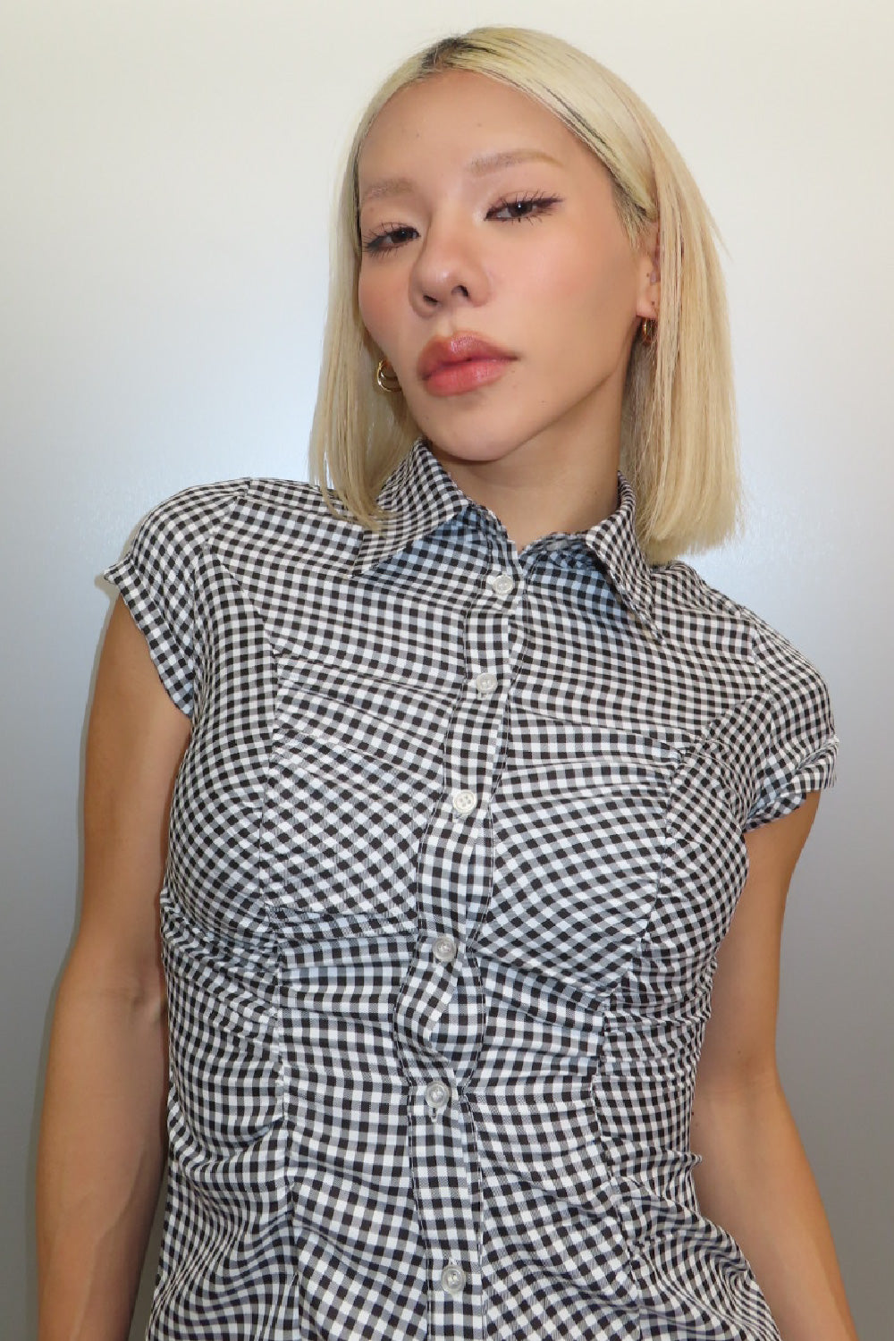 COMPACT GINGHAM CHECK SHIRT