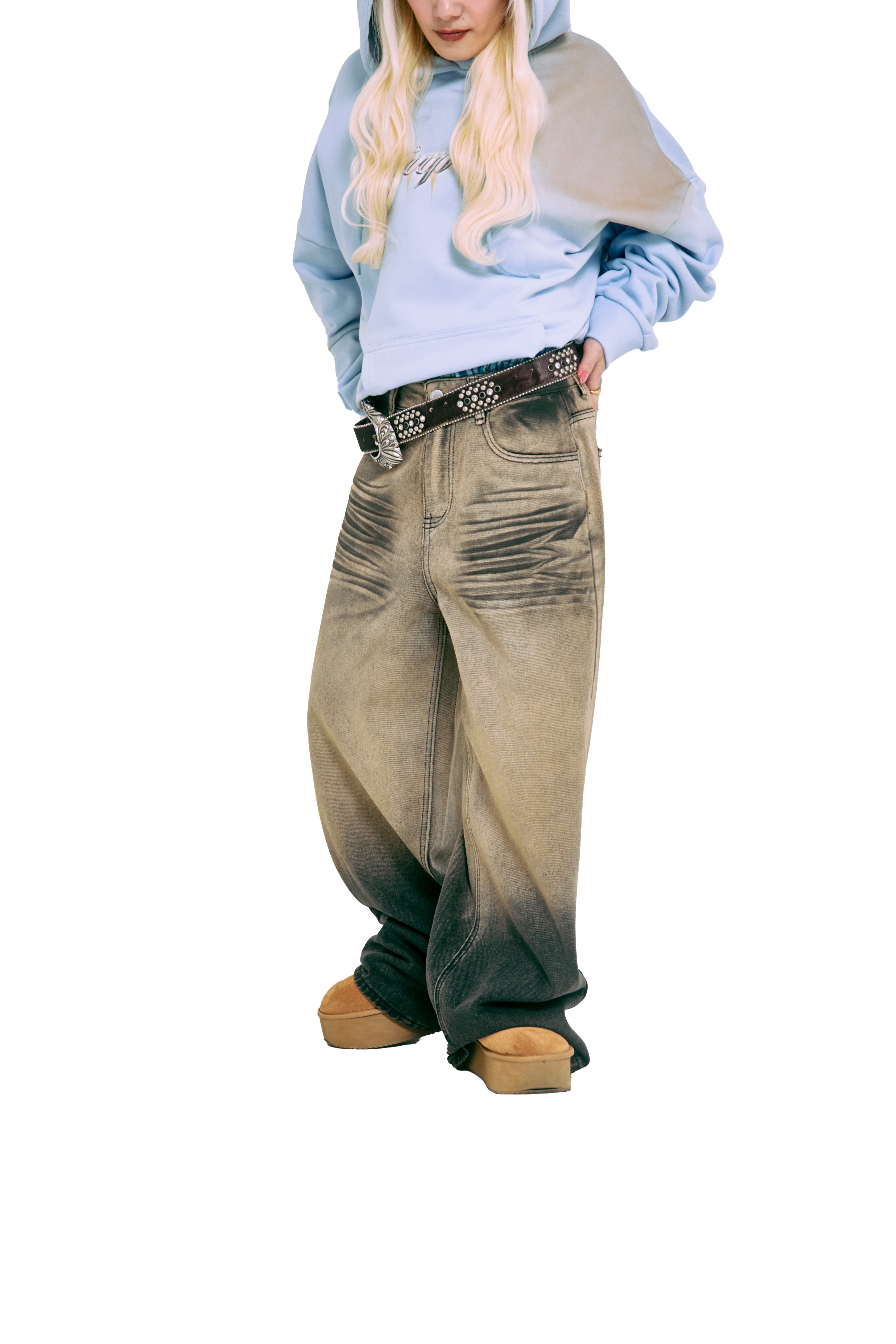 FADE DENIM PANTS
