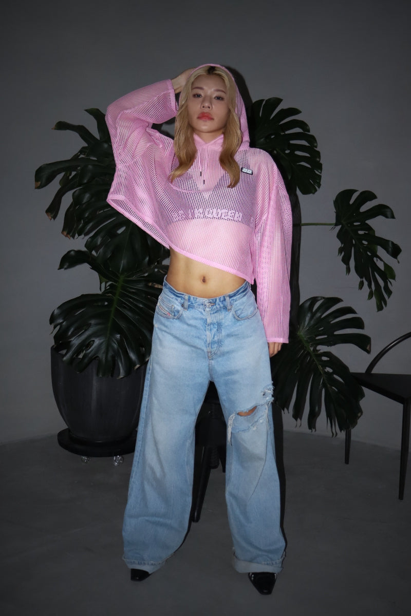 MESH HOODIE