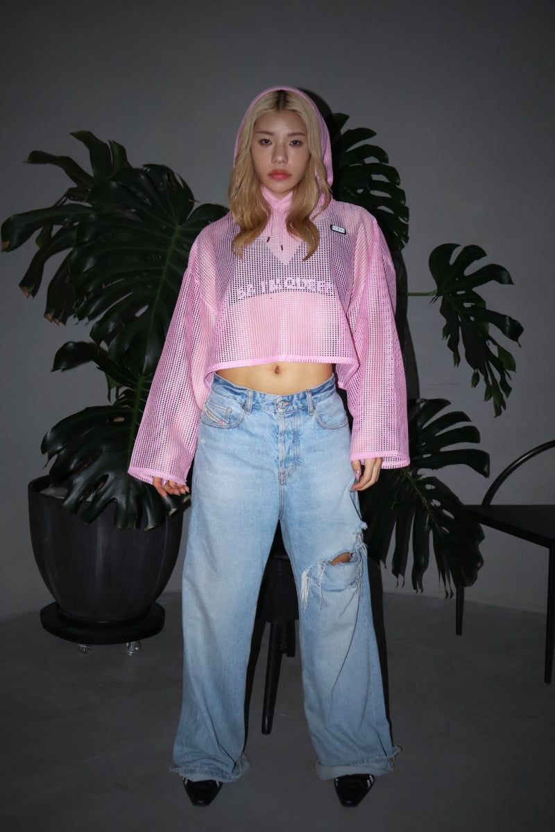 MESH HOODIE