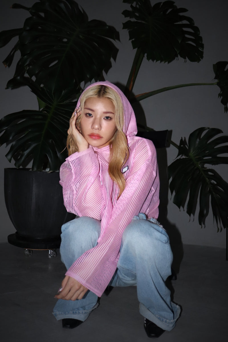 MESH HOODIE