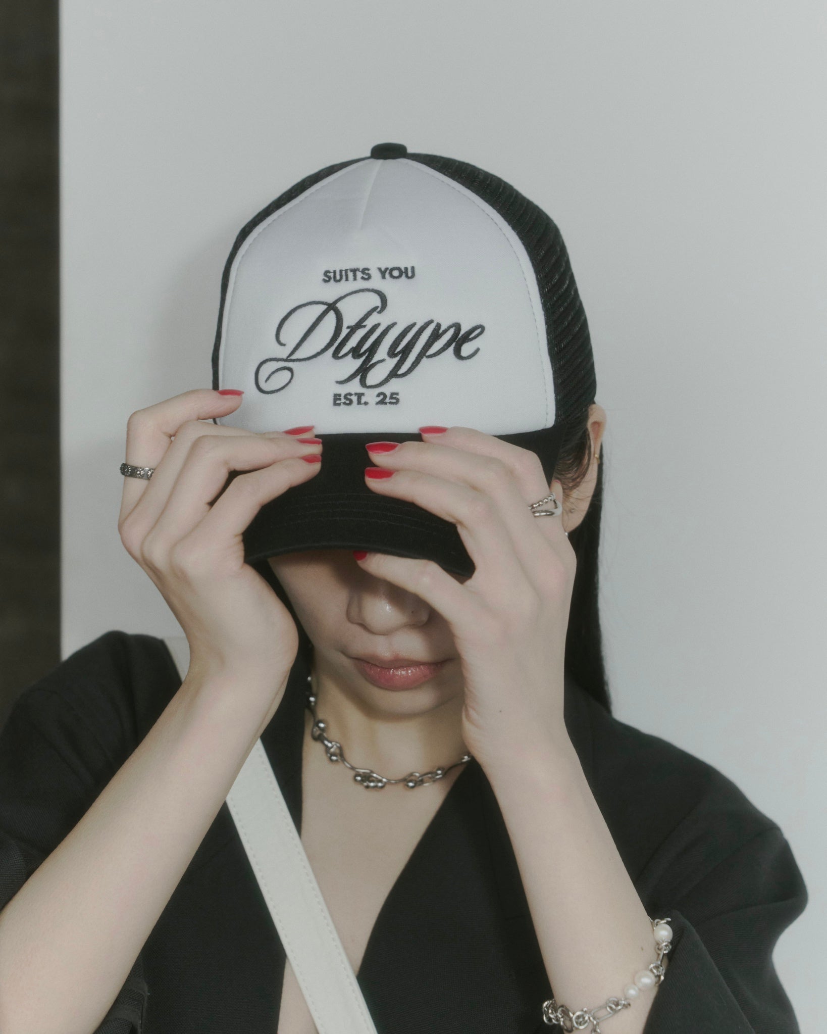 DTYYPE刺繍ロゴ メッシュキャップ