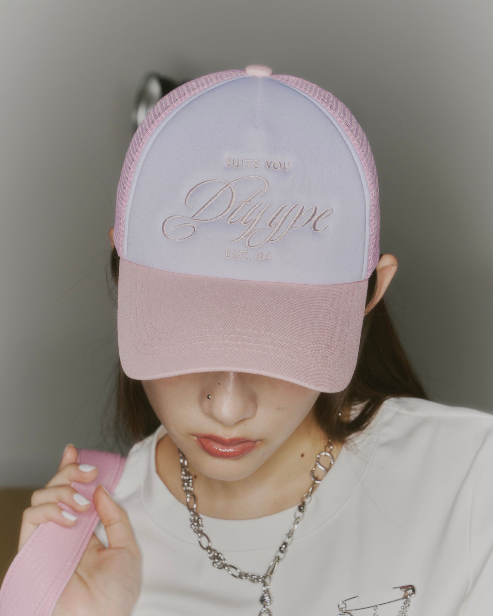 DTYYPE刺繍ロゴ メッシュキャップ