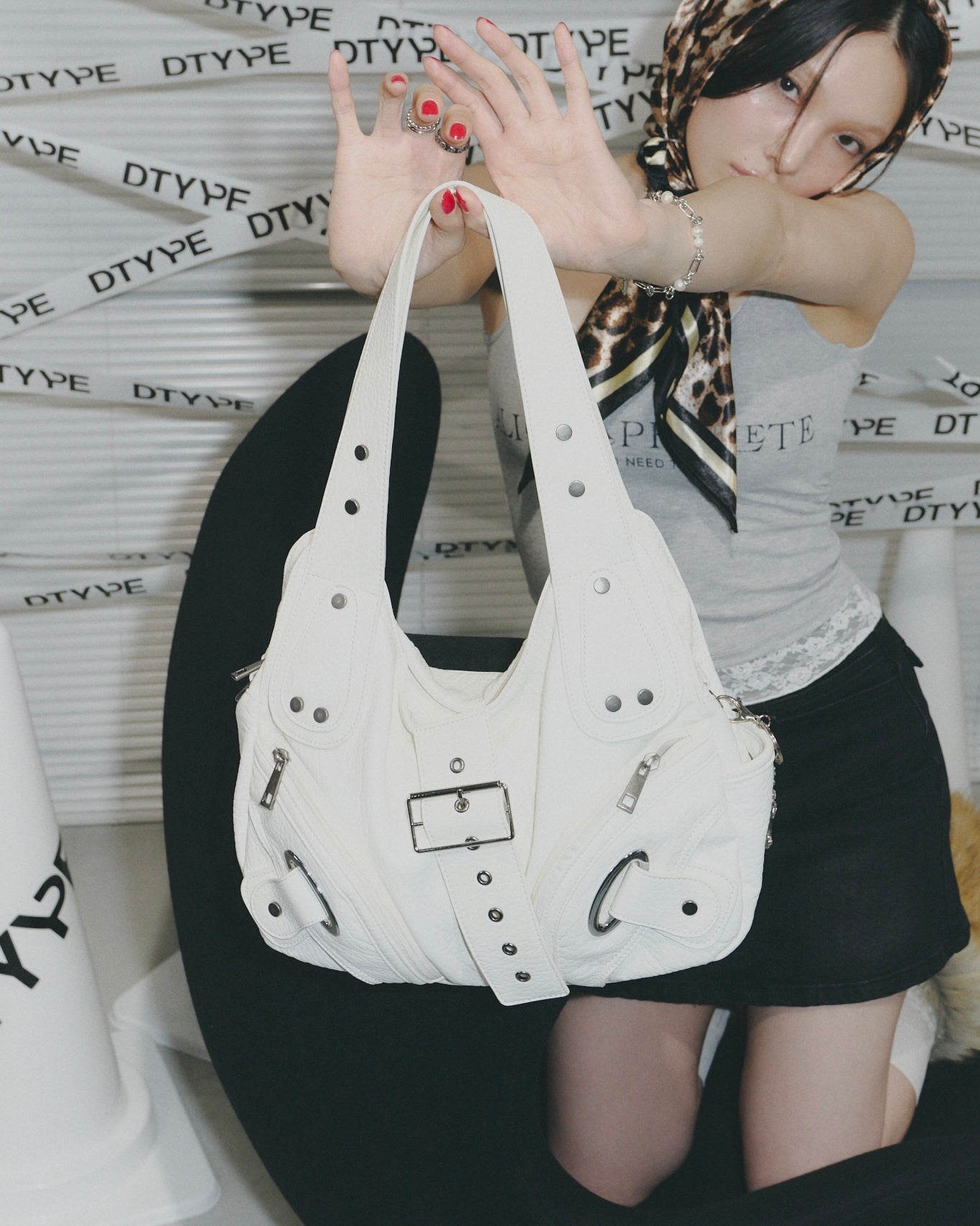 エンボス2WAY ショルダーバッグ