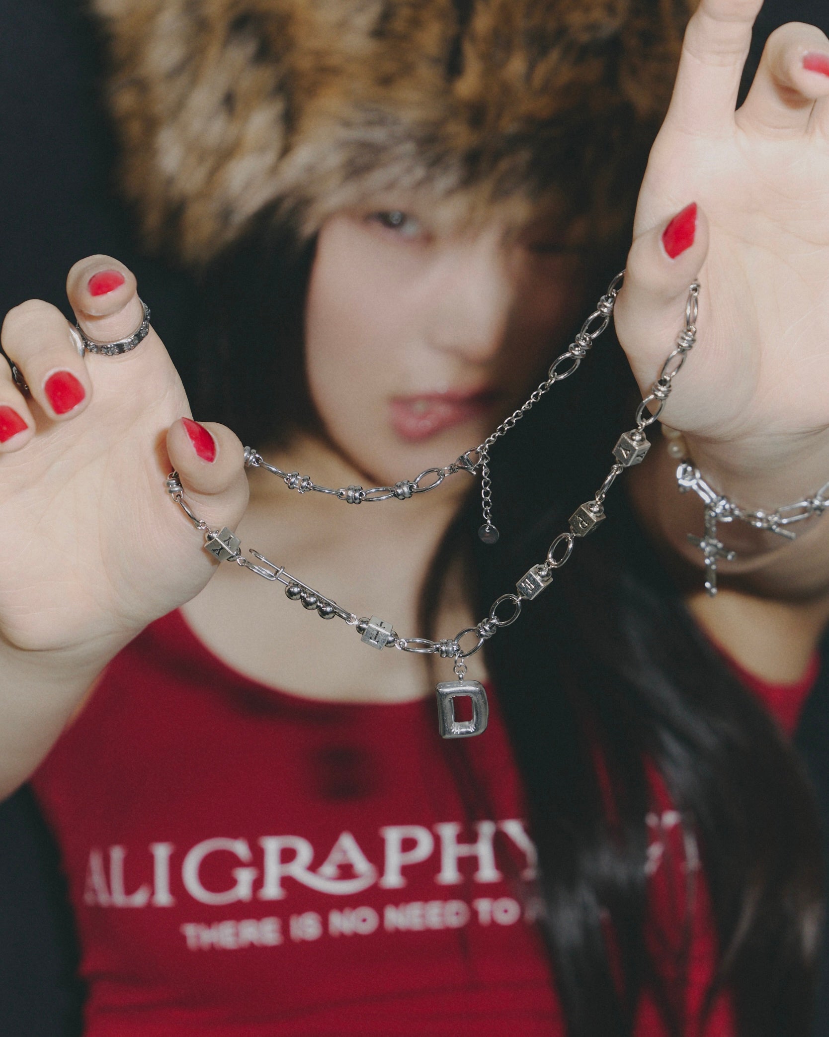 DTYYPEフォント ネックレス