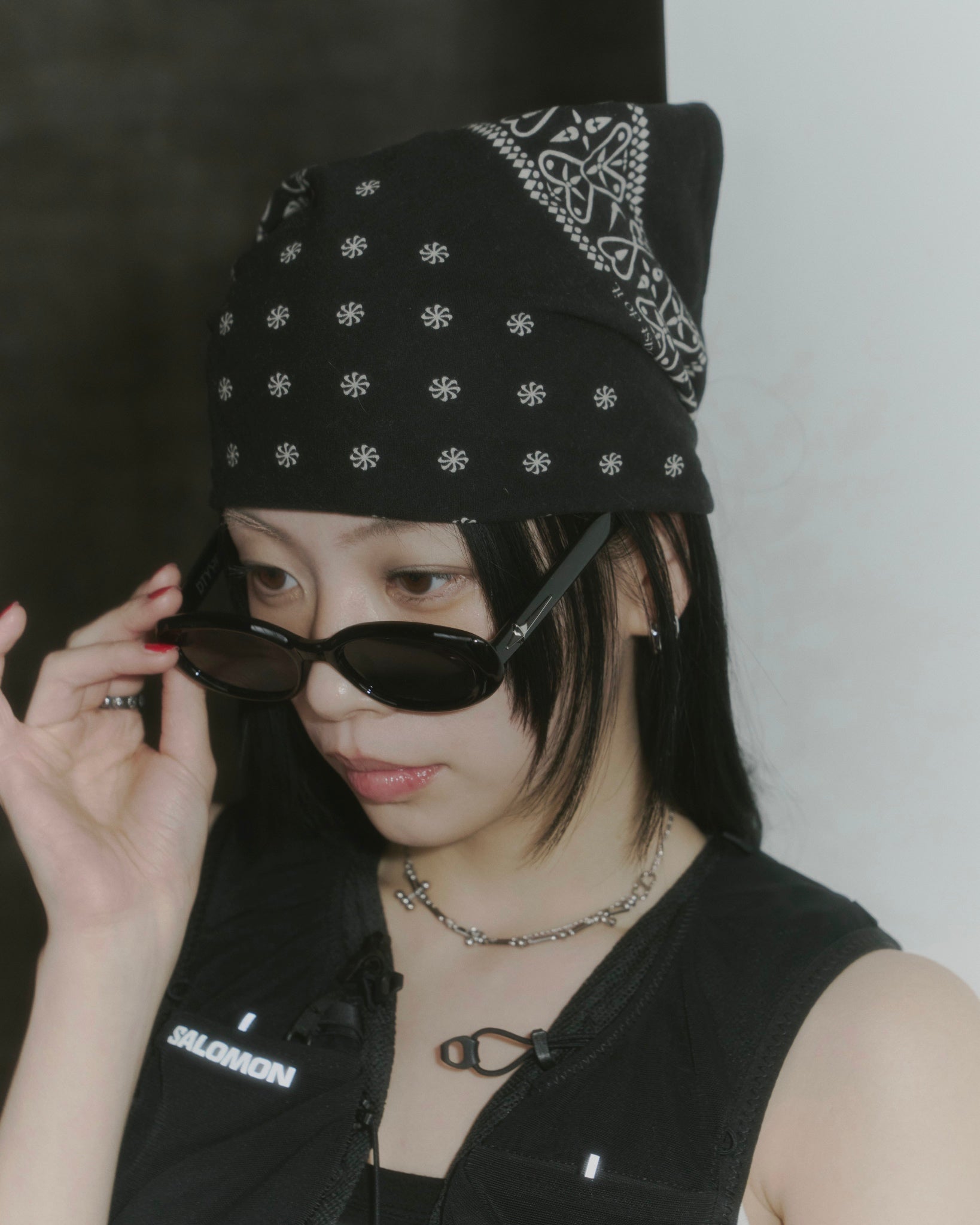 オーバルフレームサングラス