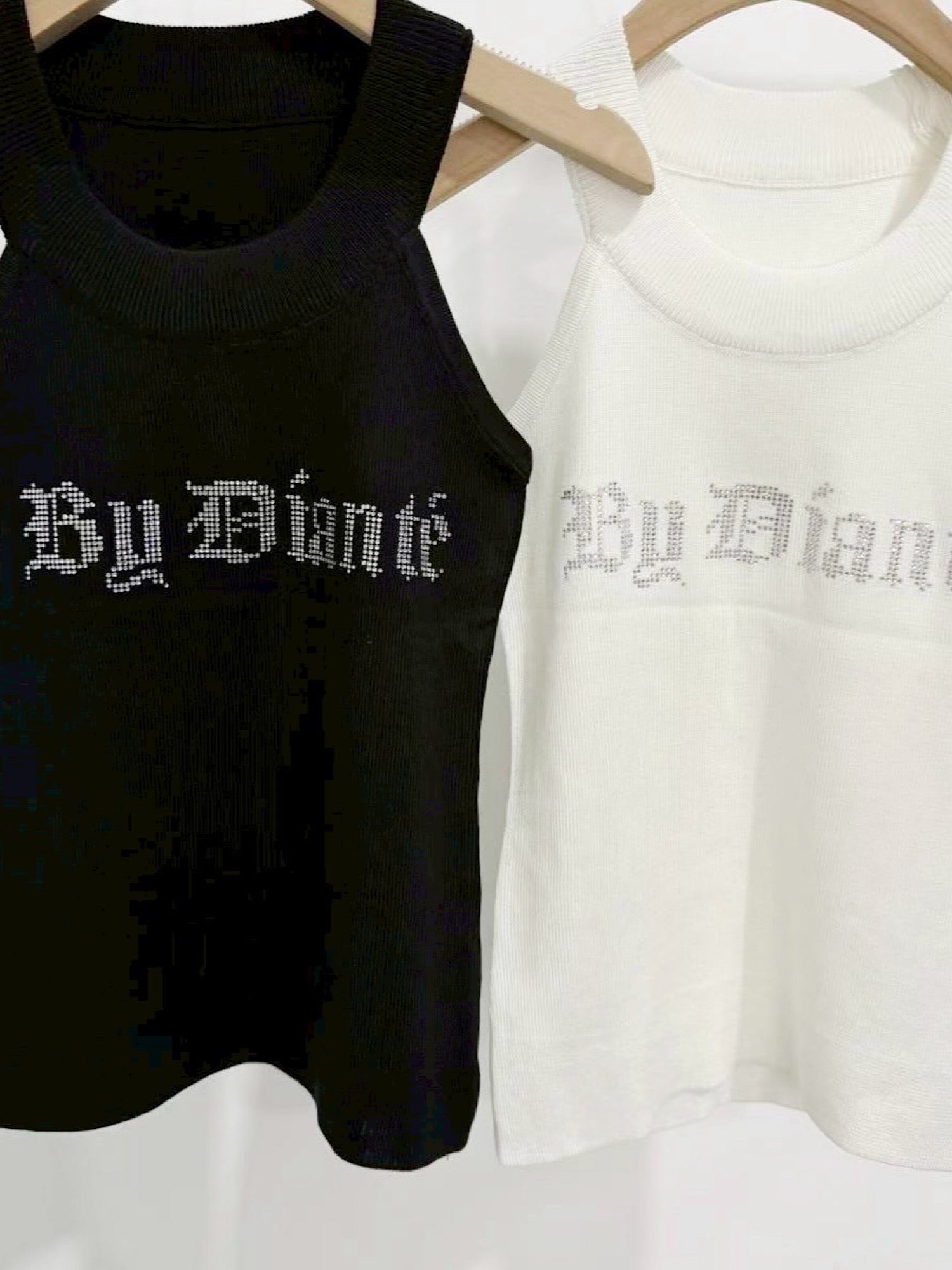 Rhinestone halter neck tops