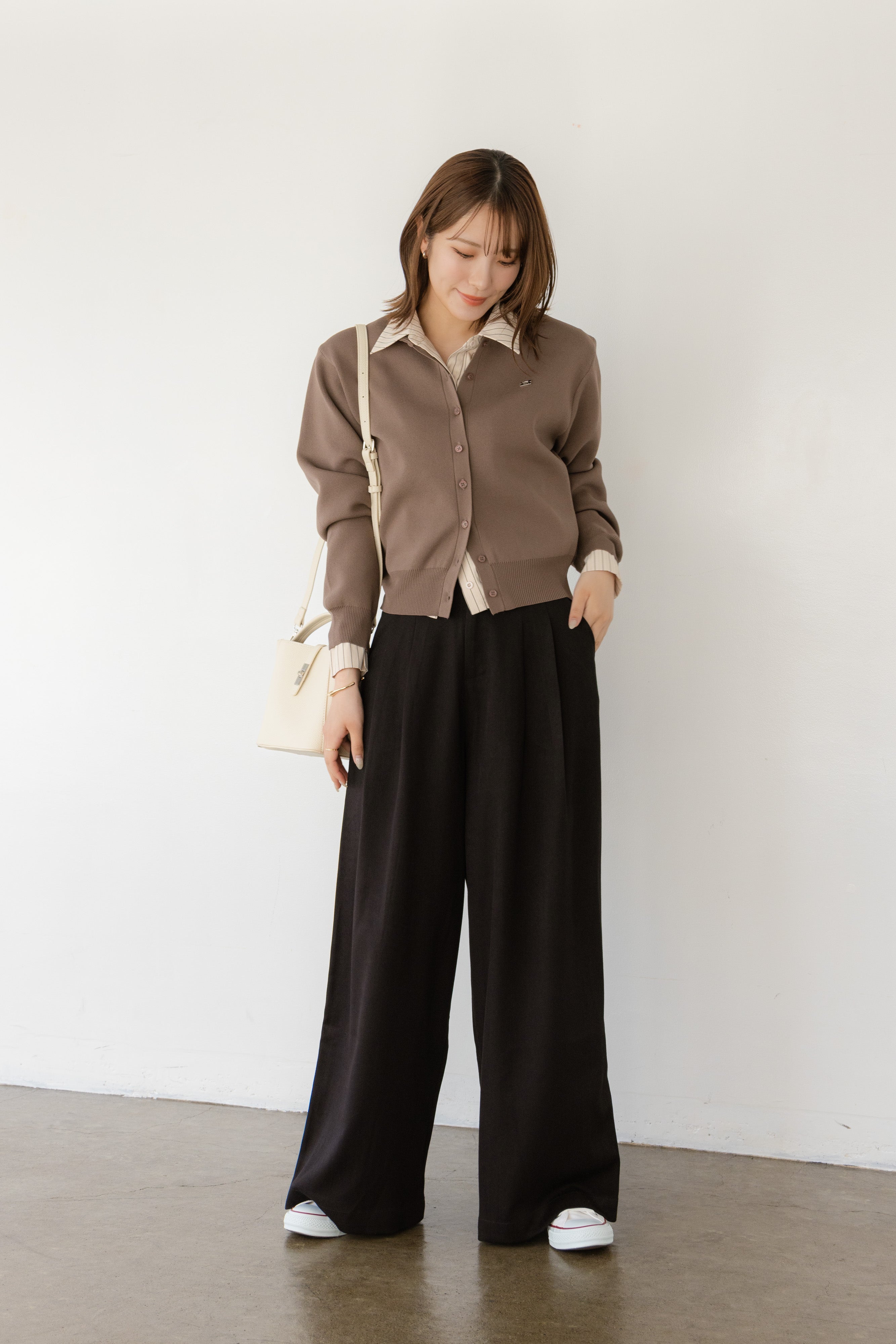 RNコンパクトニットカーディガン