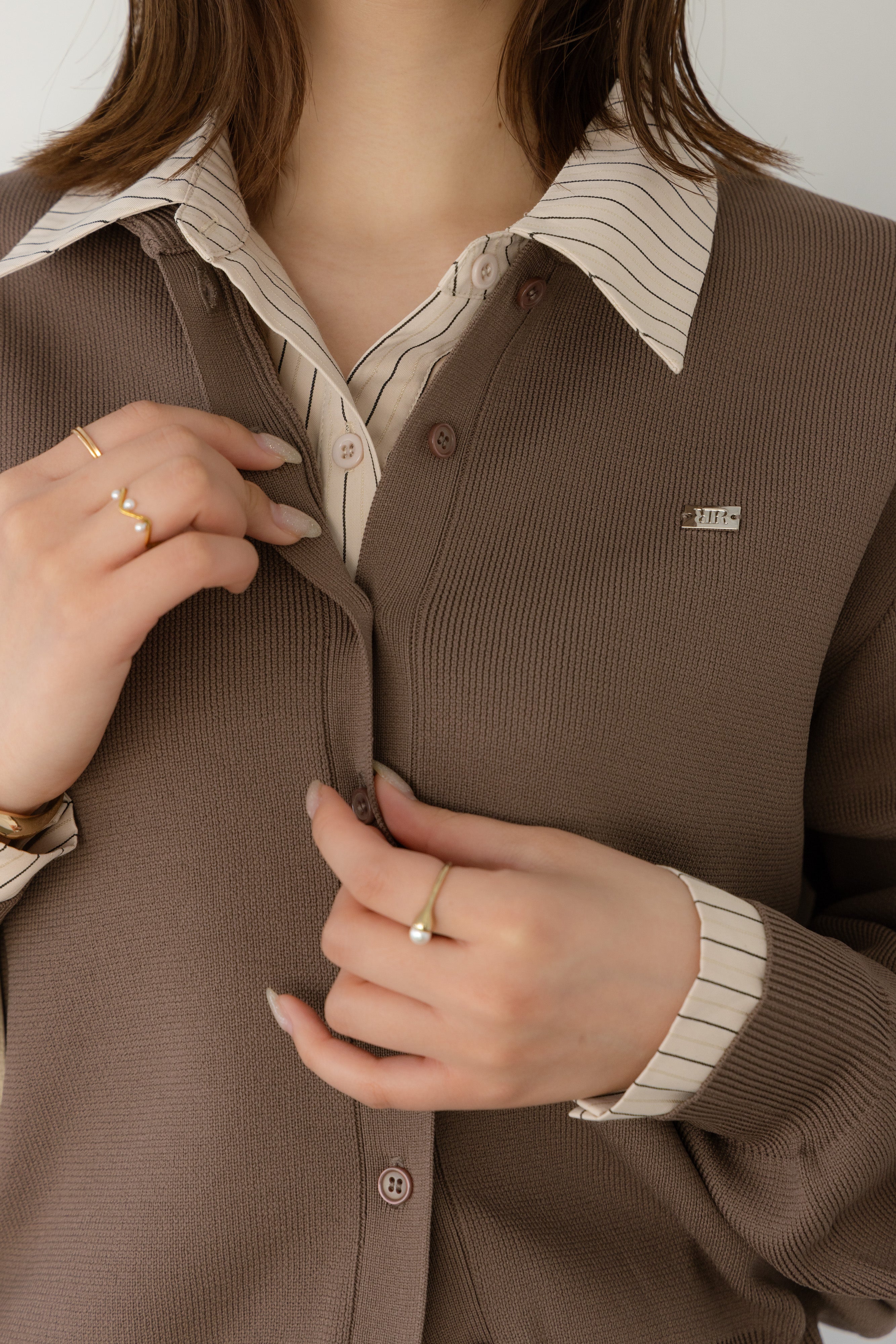 RNコンパクトニットカーディガン