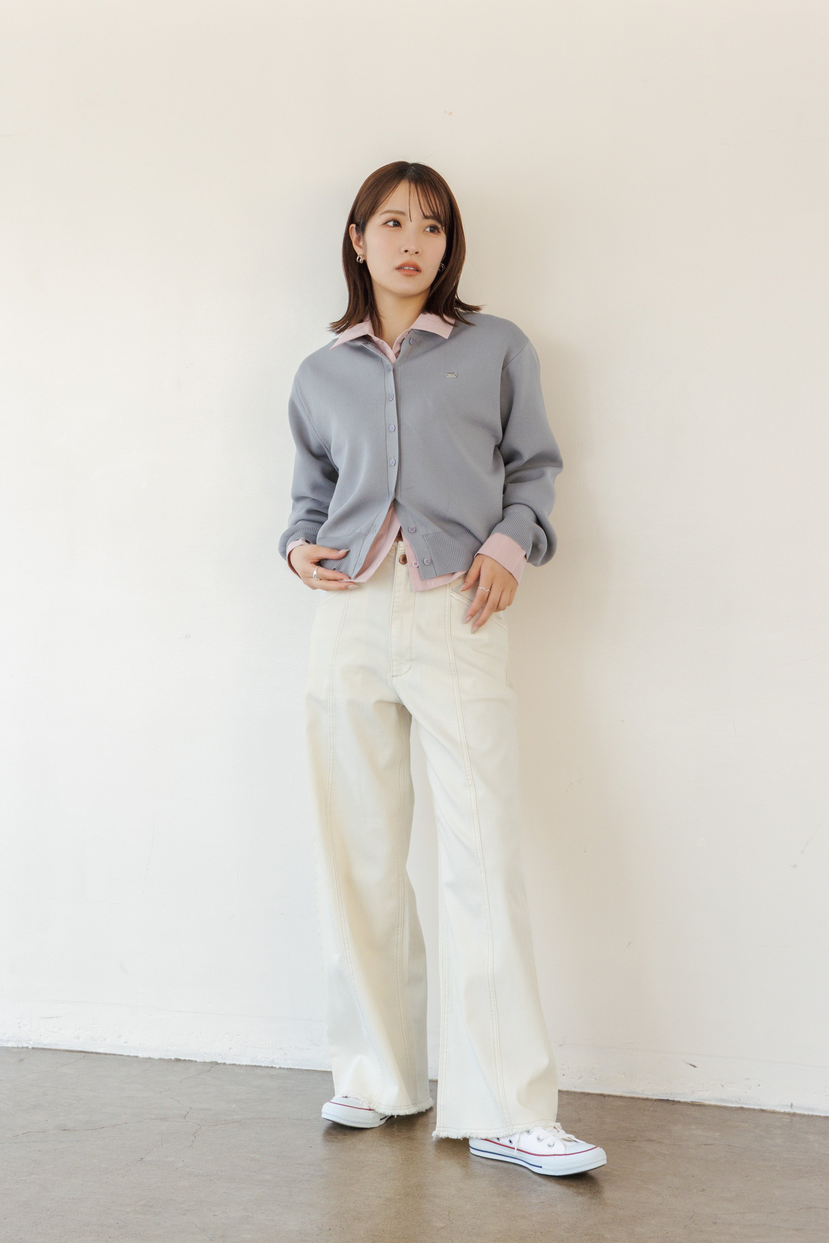 RNコンパクトニットカーディガン