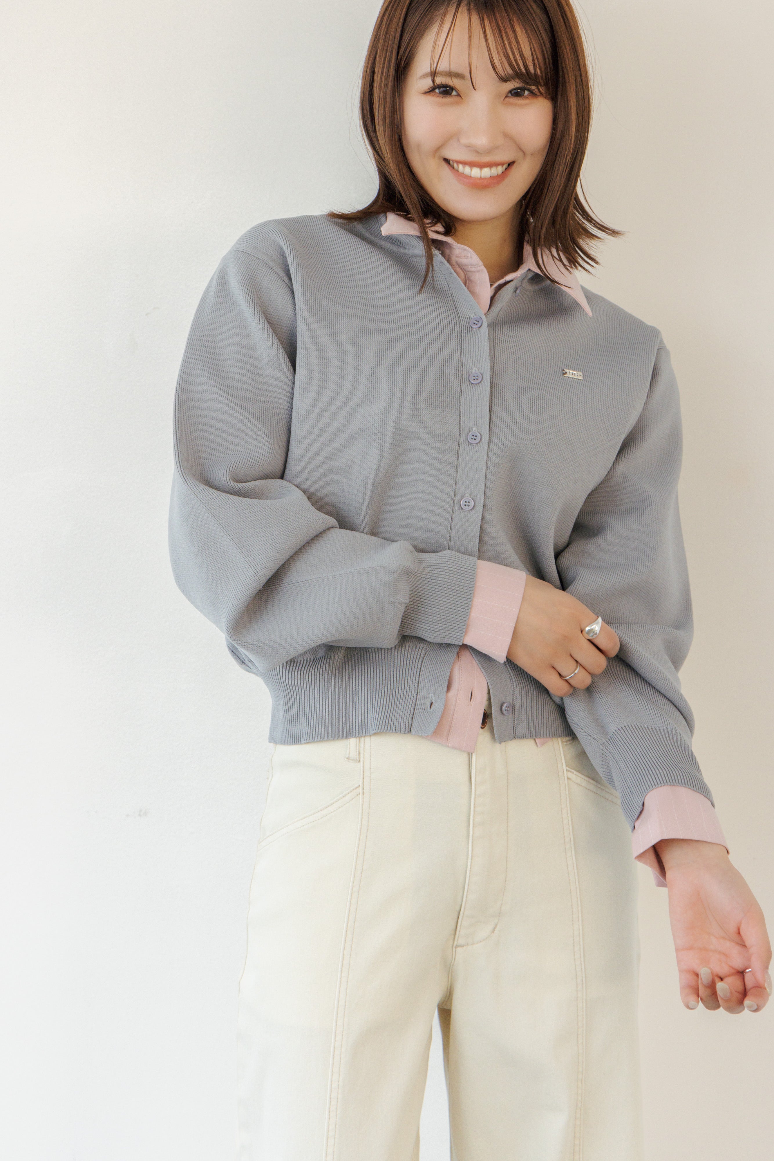 RNコンパクトニットカーディガン