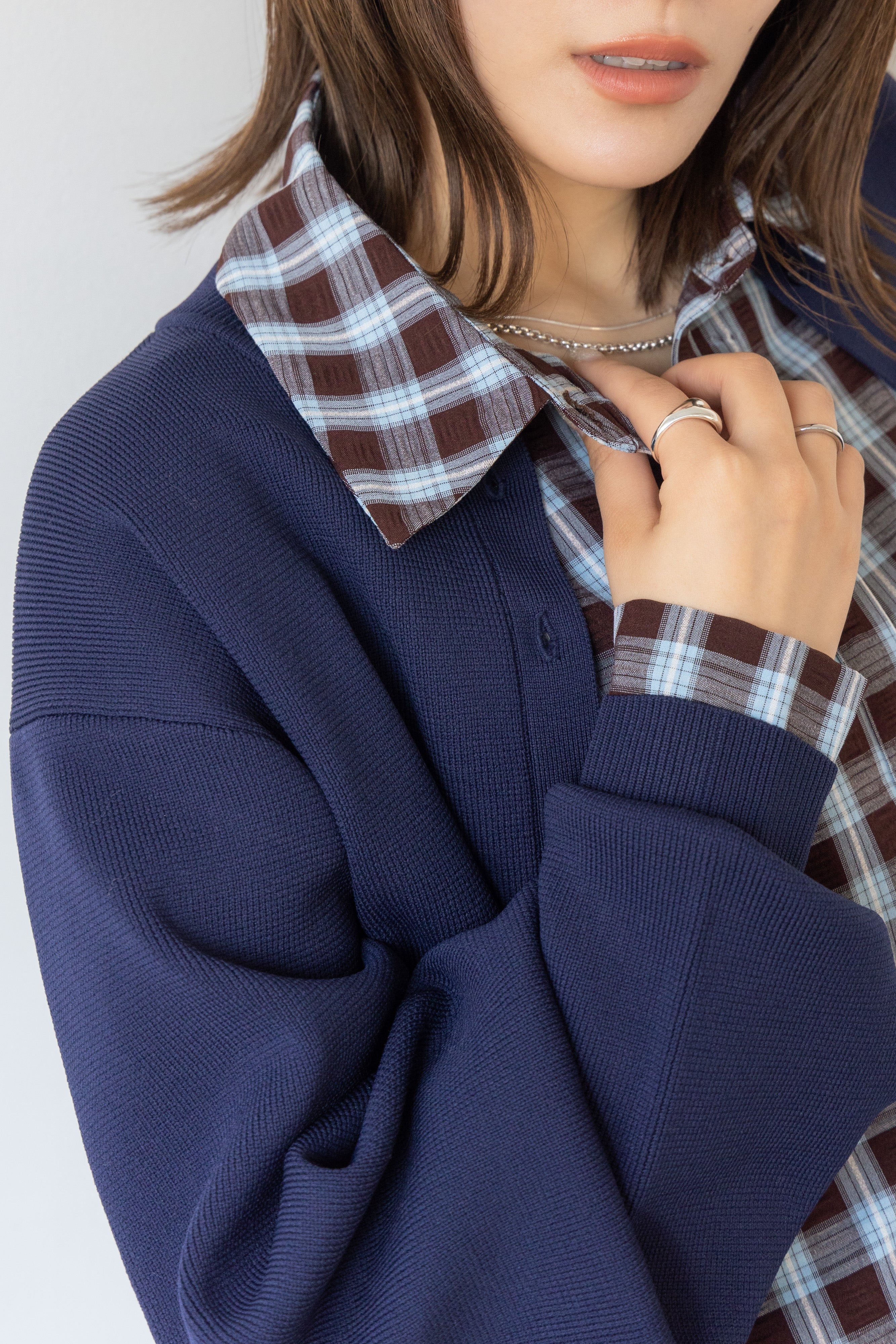 RNコンパクトニットカーディガン