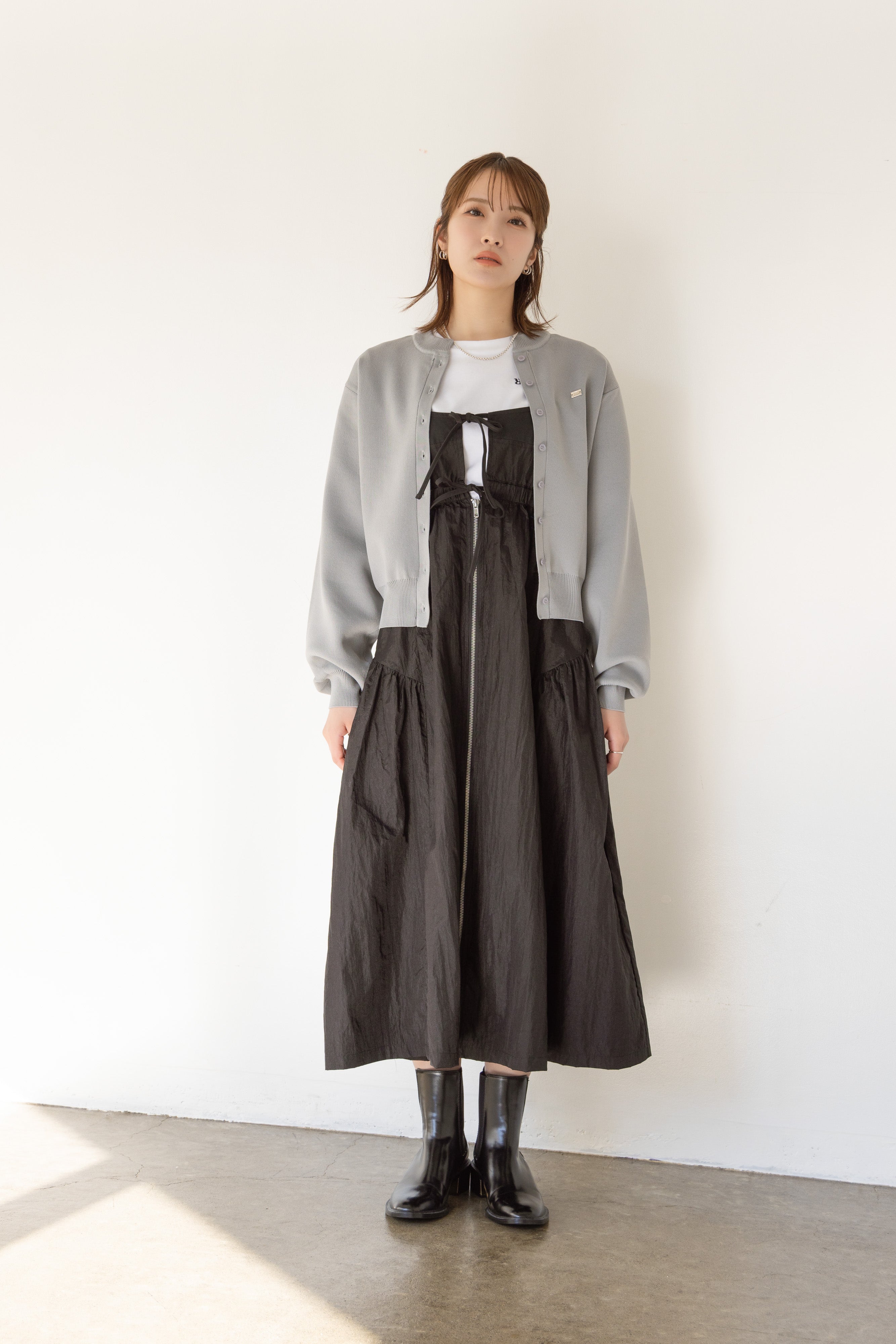 RNコンパクトニットカーディガン