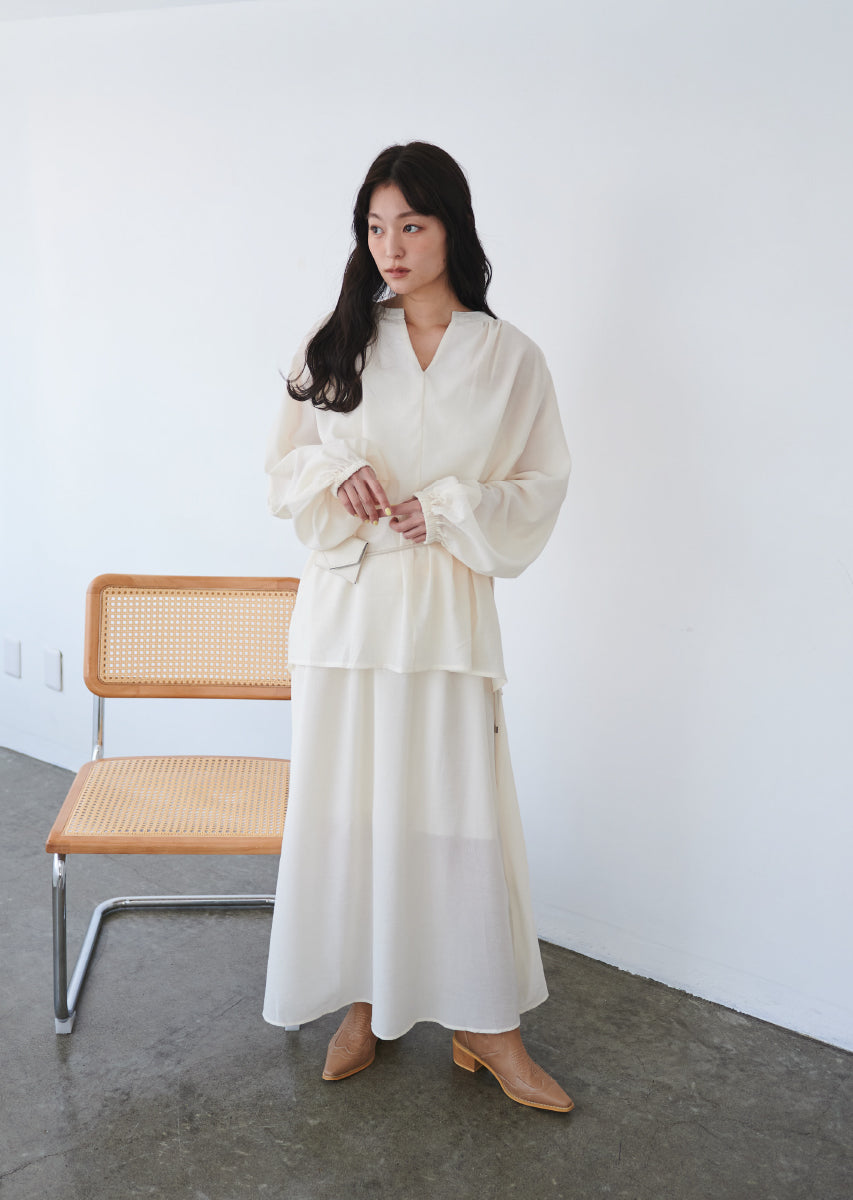 3PCSシフォンセットアップ