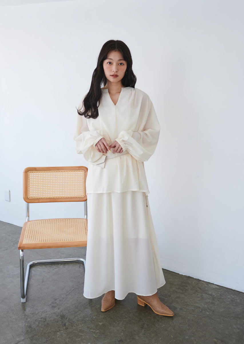 3PCSシフォンセットアップ