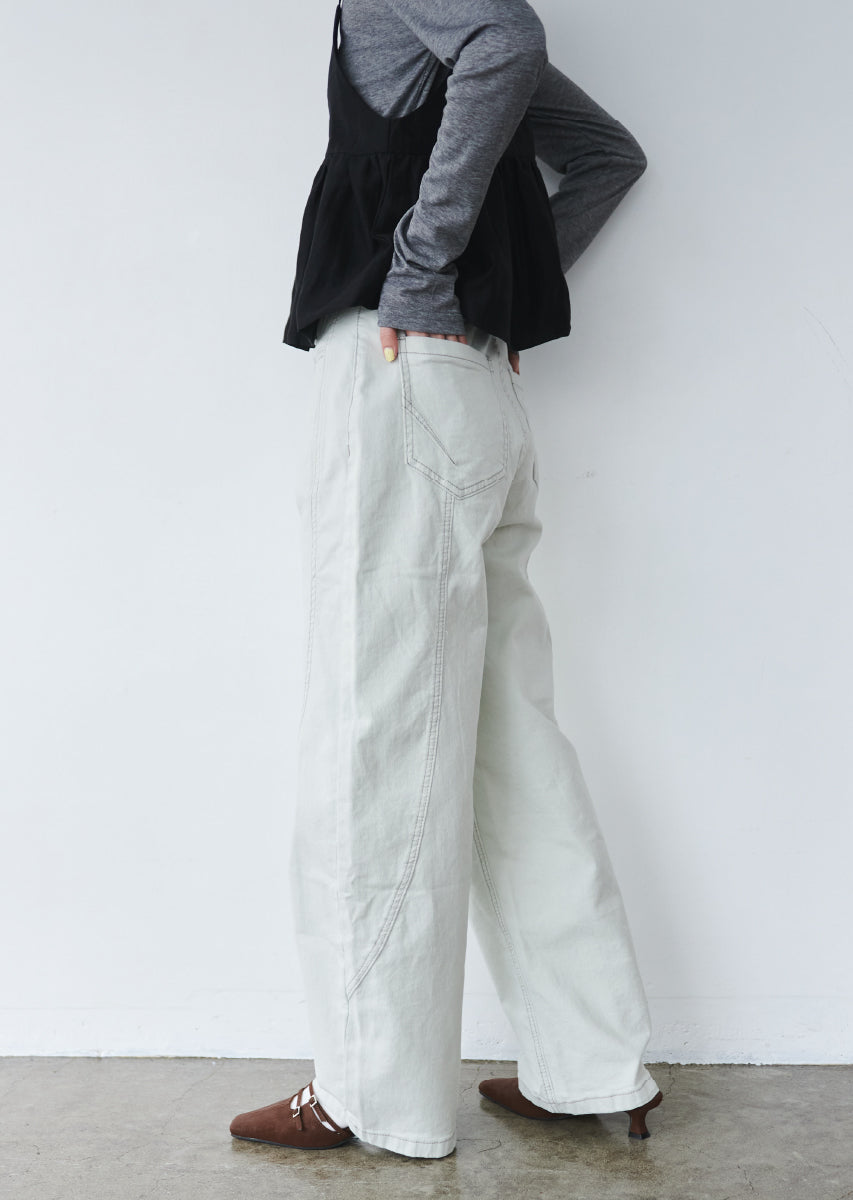 ビスチェ付きシアートップス