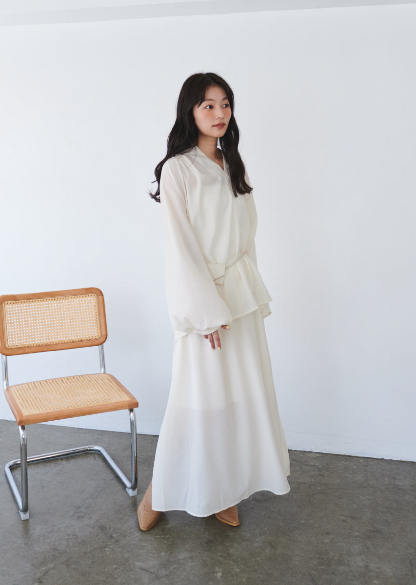 3PCSシフォンセットアップ