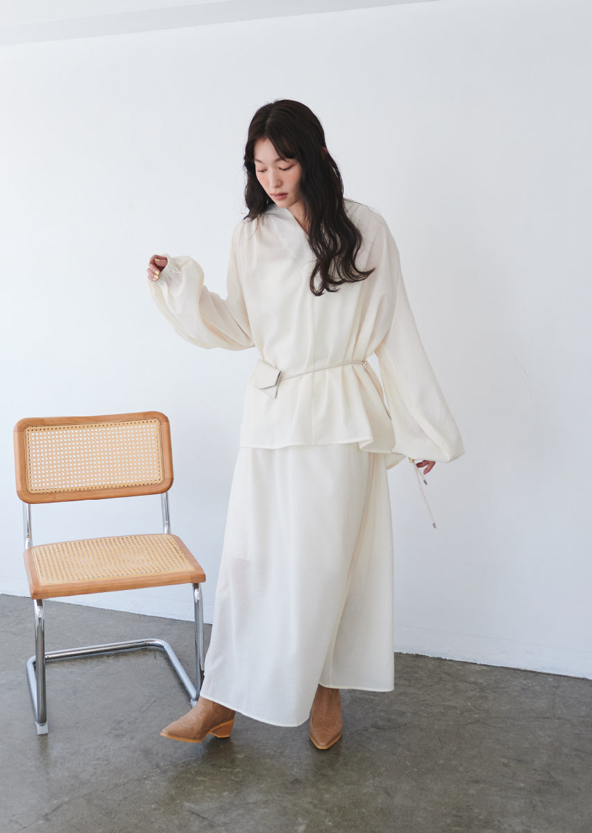 3PCSシフォンセットアップ