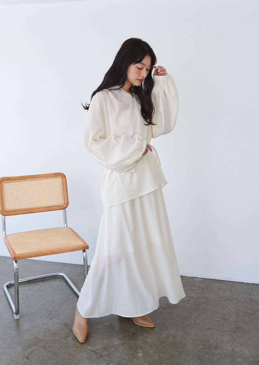 3PCSシフォンセットアップ