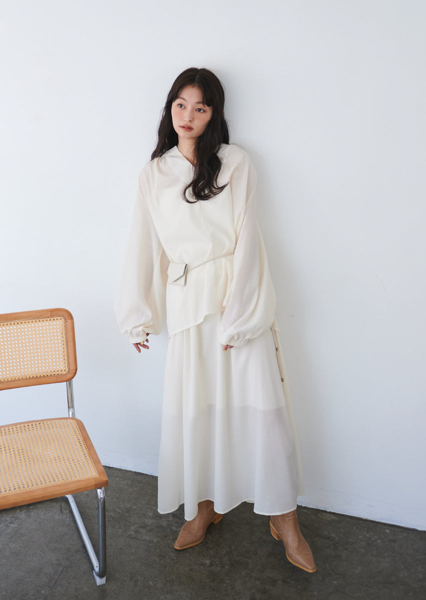 3PCSシフォンセットアップ