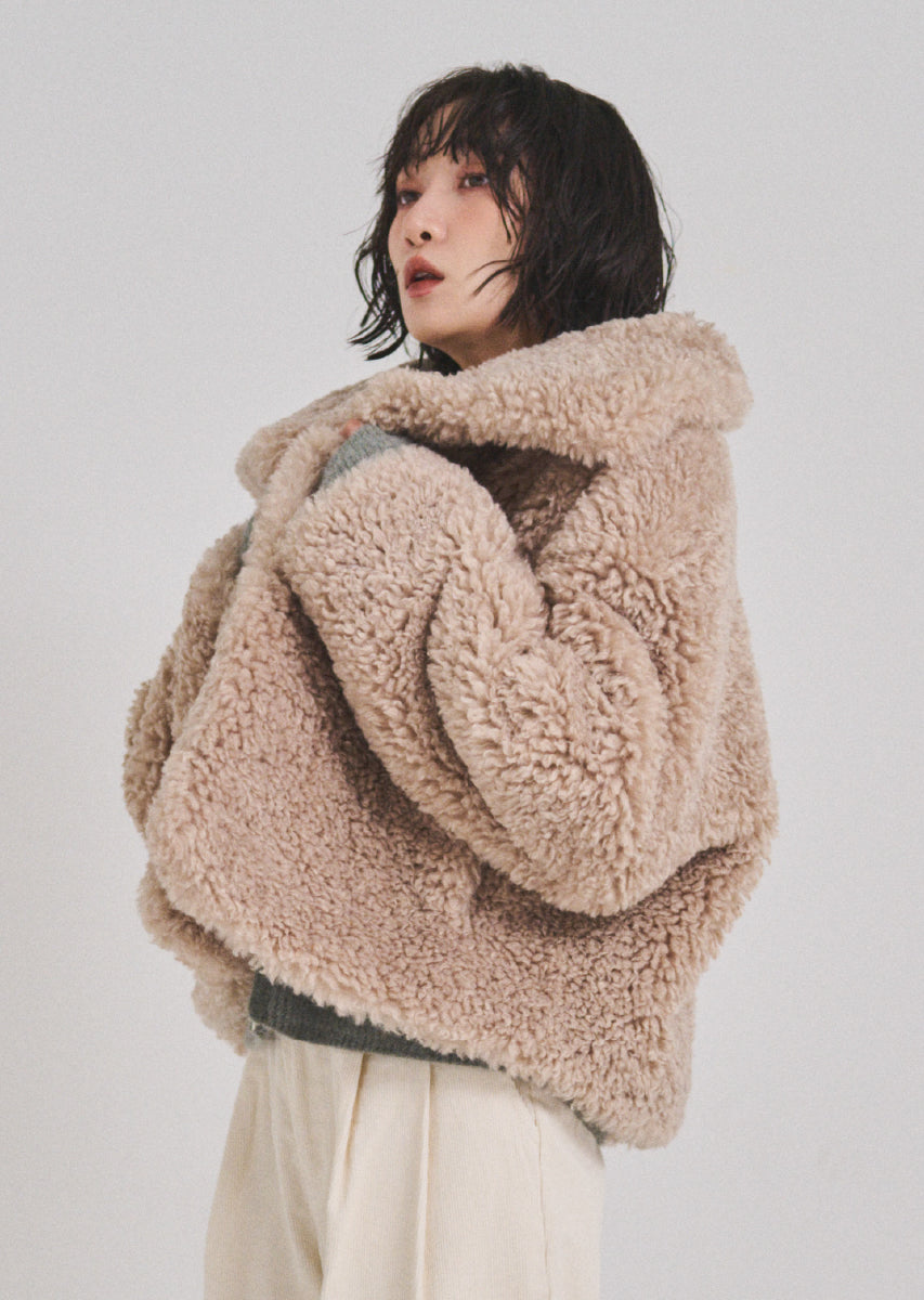 オーバーサイズボアブルゾン