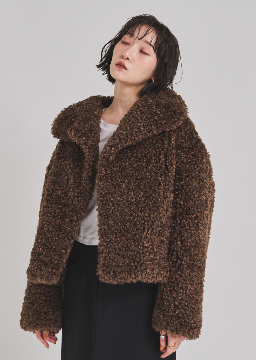 オーバーサイズボアブルゾン