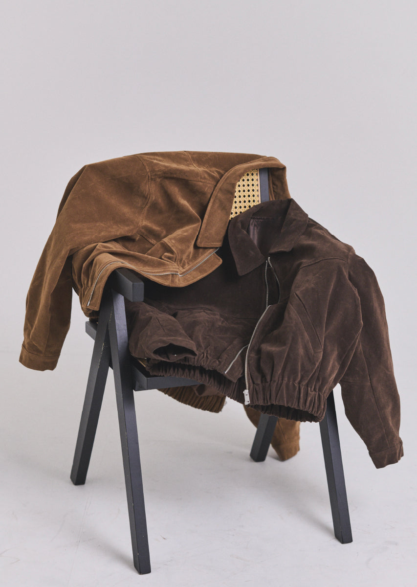 フェイクスウェードブルゾン