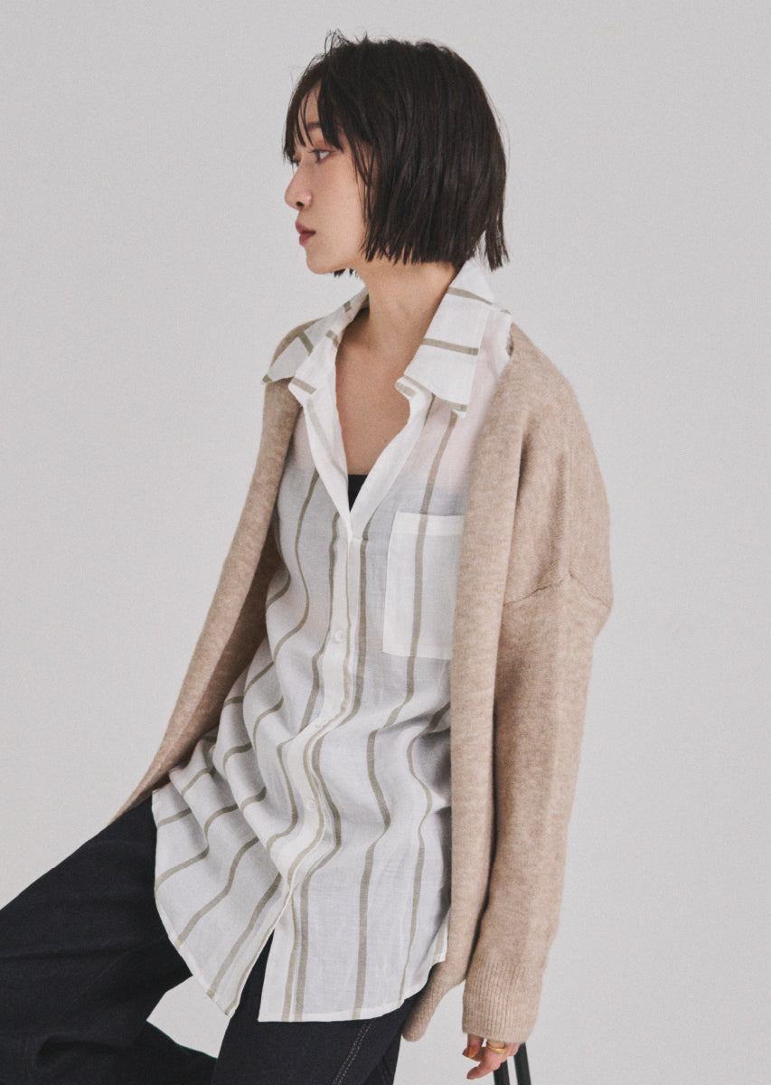 ベーシックオーバーカーディガン