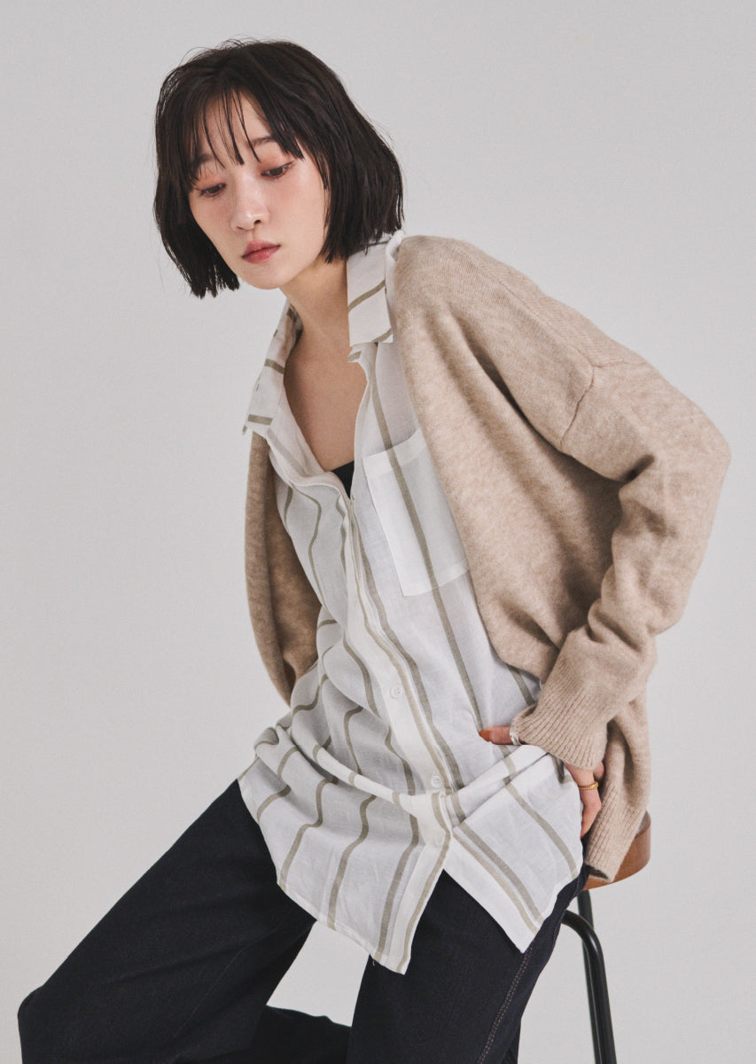 ベーシックオーバーカーディガン