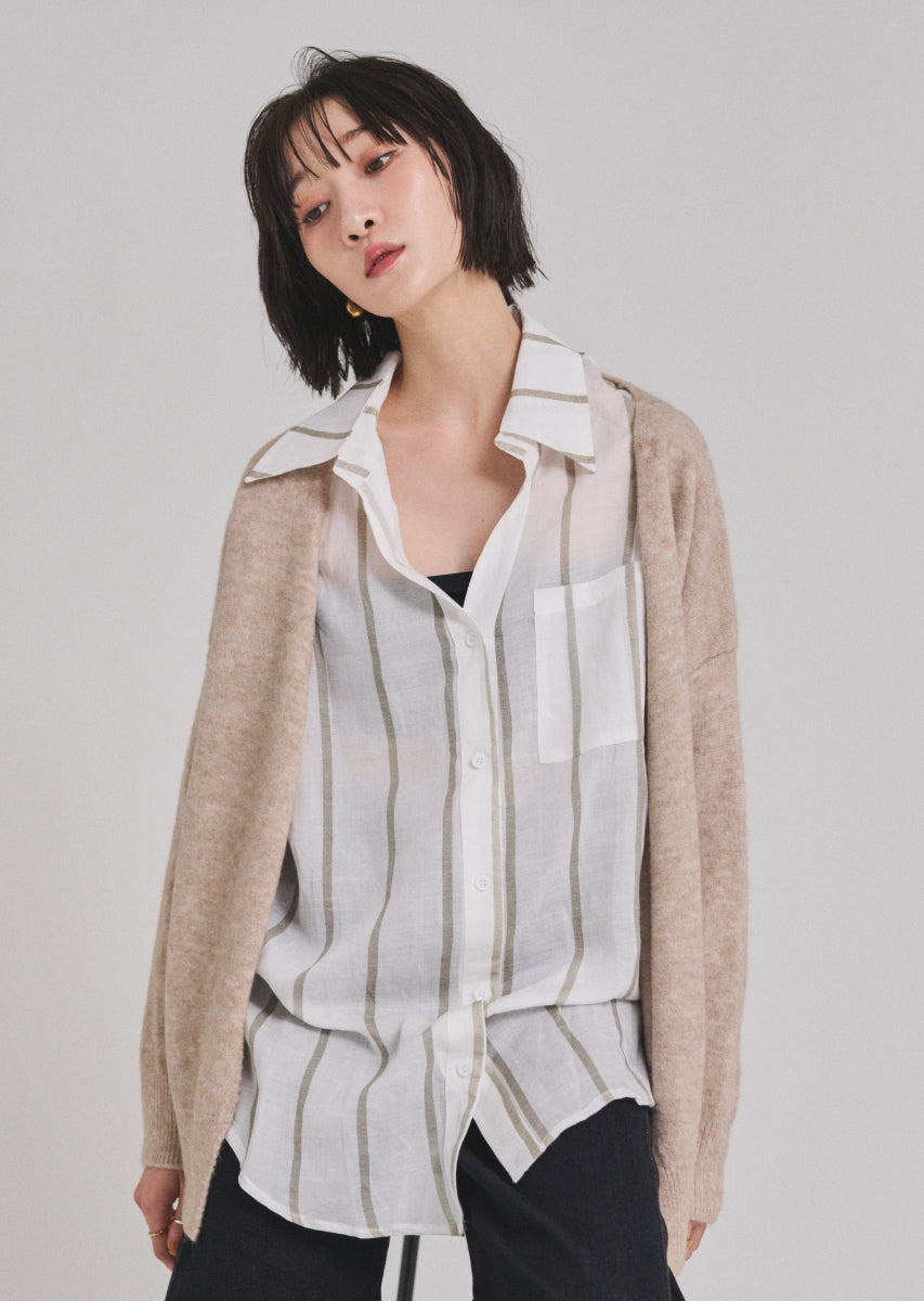 ベーシックオーバーカーディガン