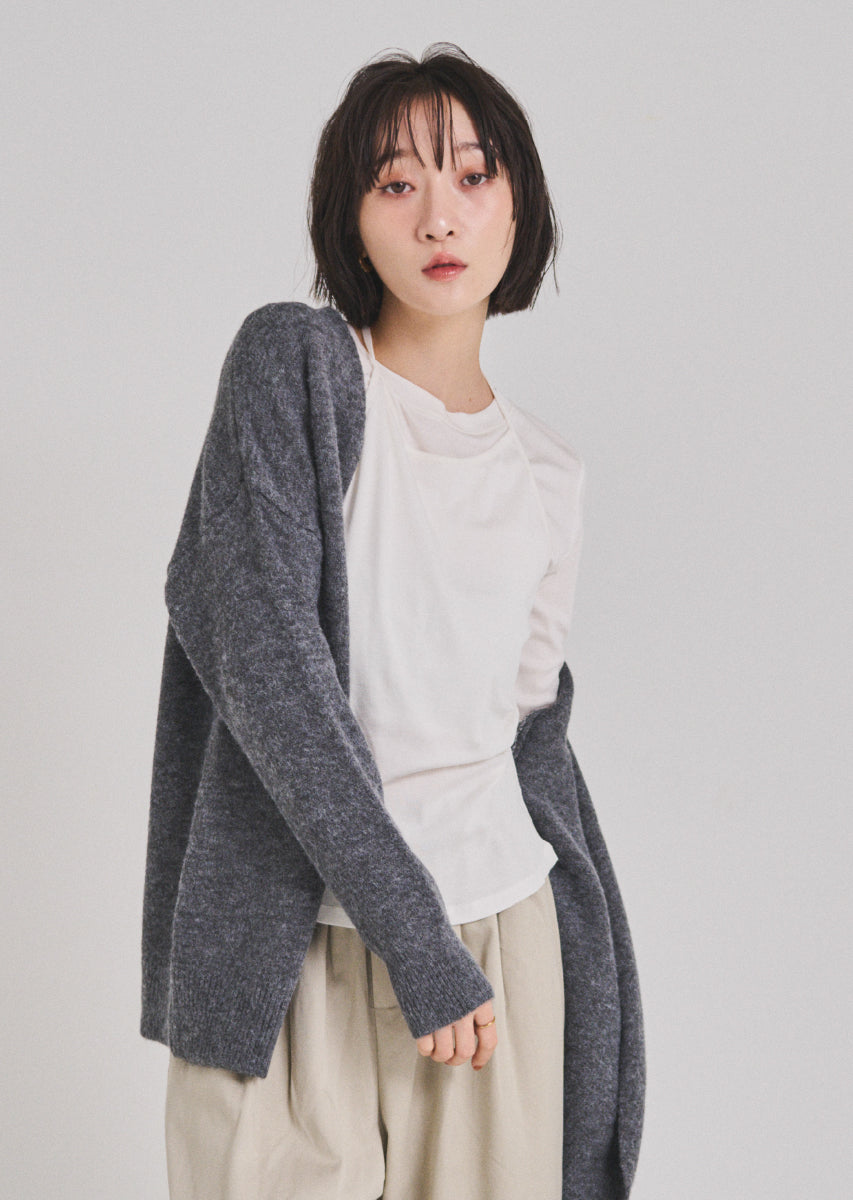 ベーシックオーバーカーディガン