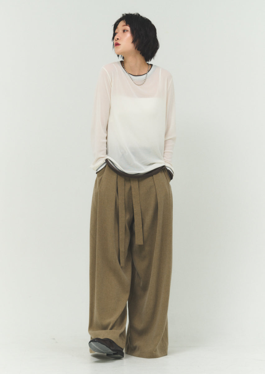 パワーネットバイカラープルオーバー