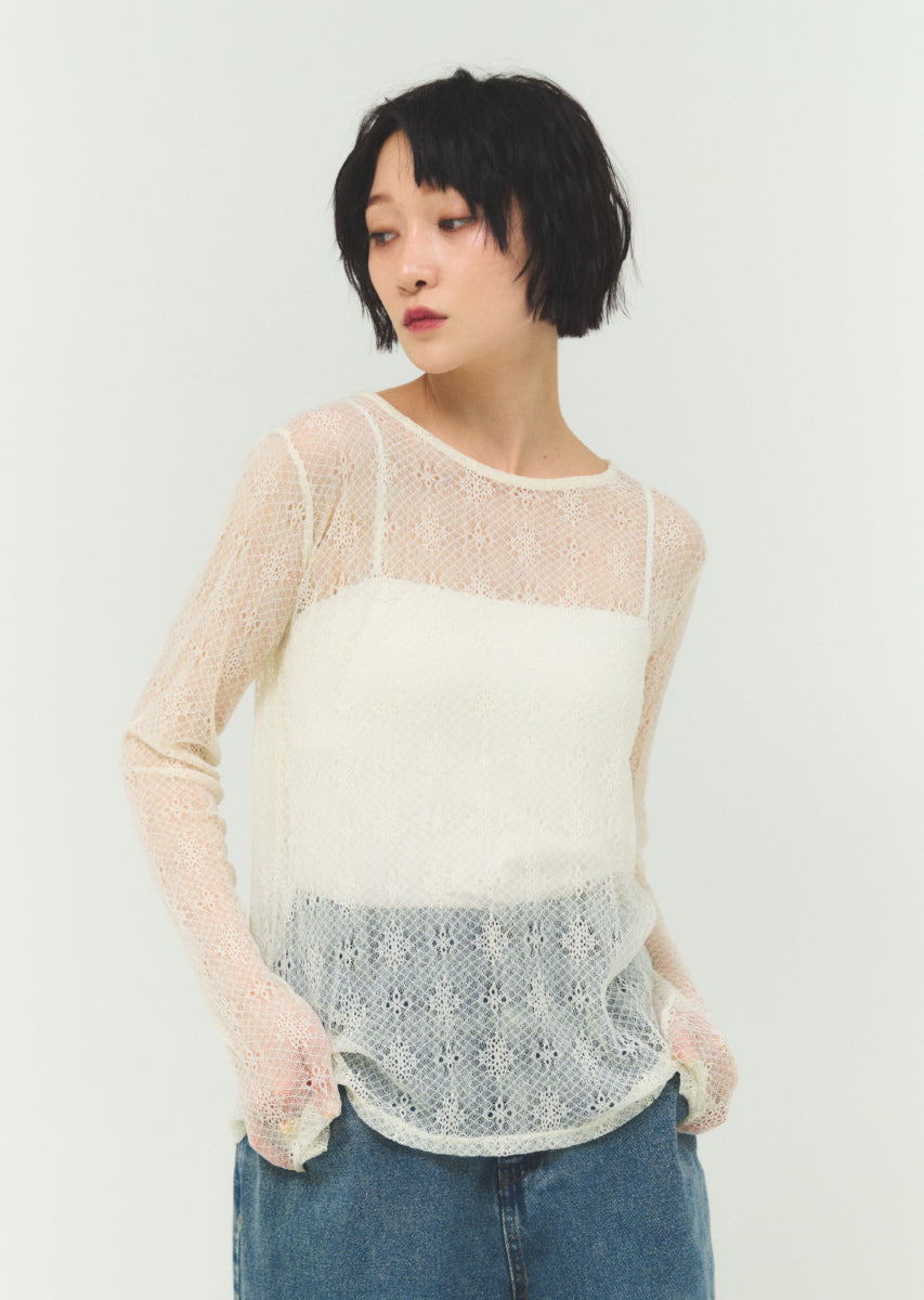 ネットレースインナープルオーバー