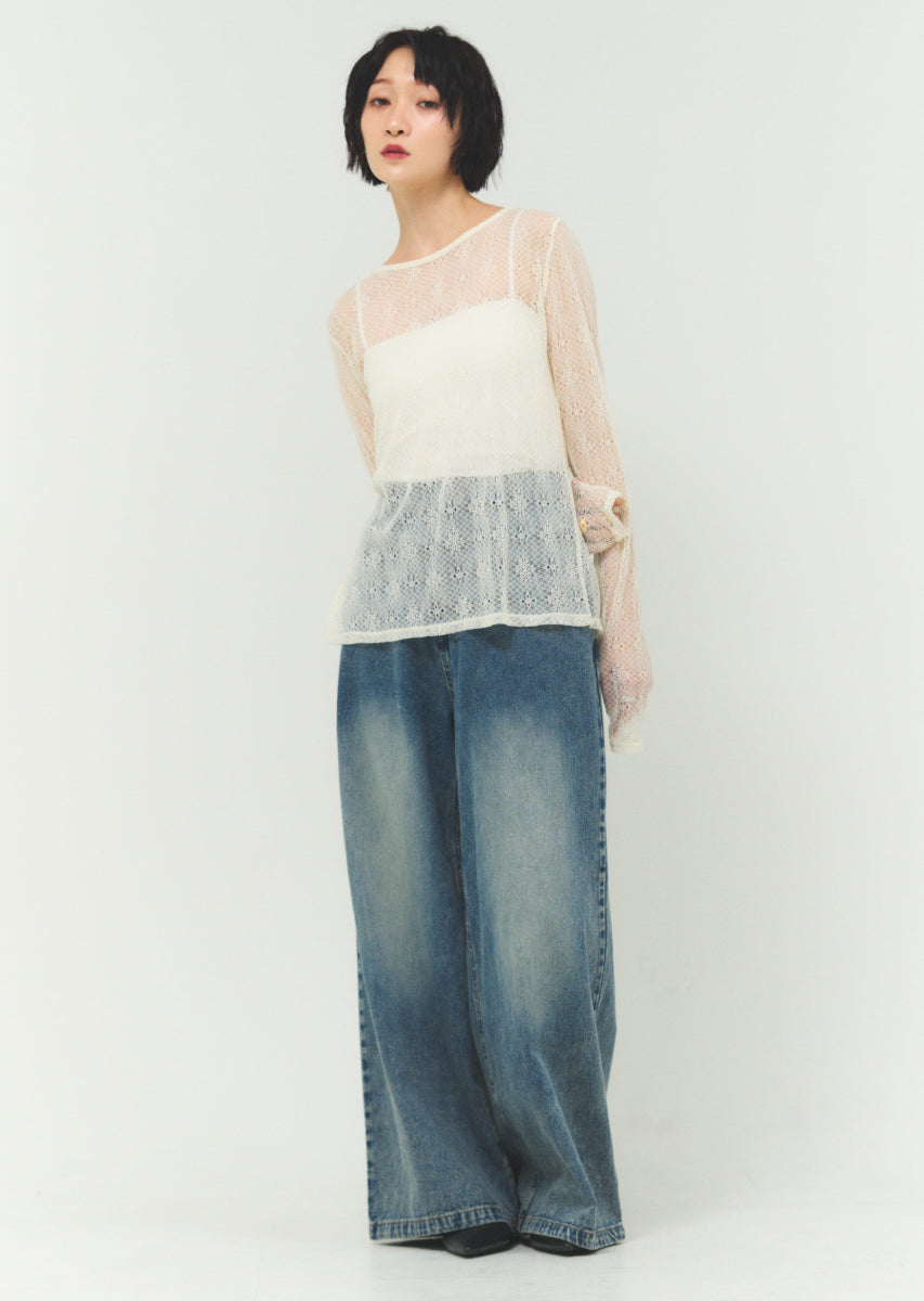 ネットレースインナープルオーバー