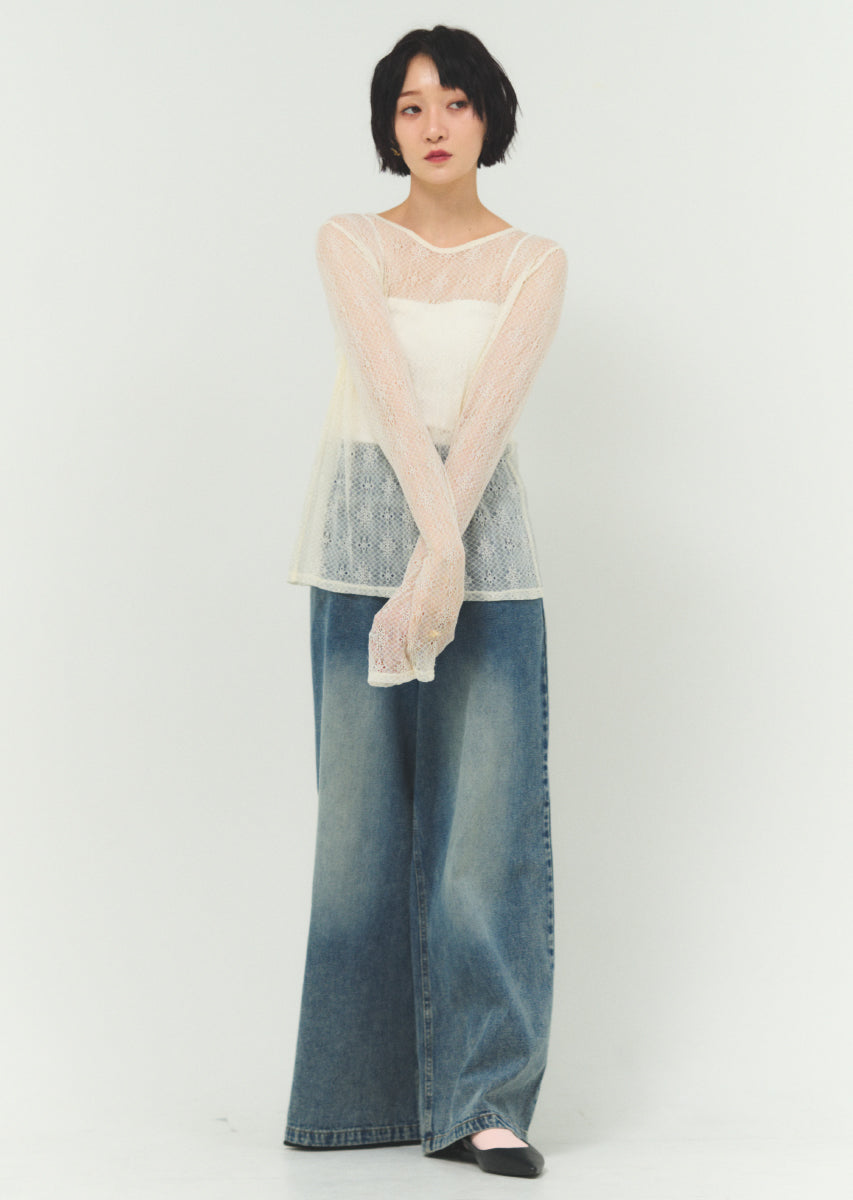 ネットレースインナープルオーバー